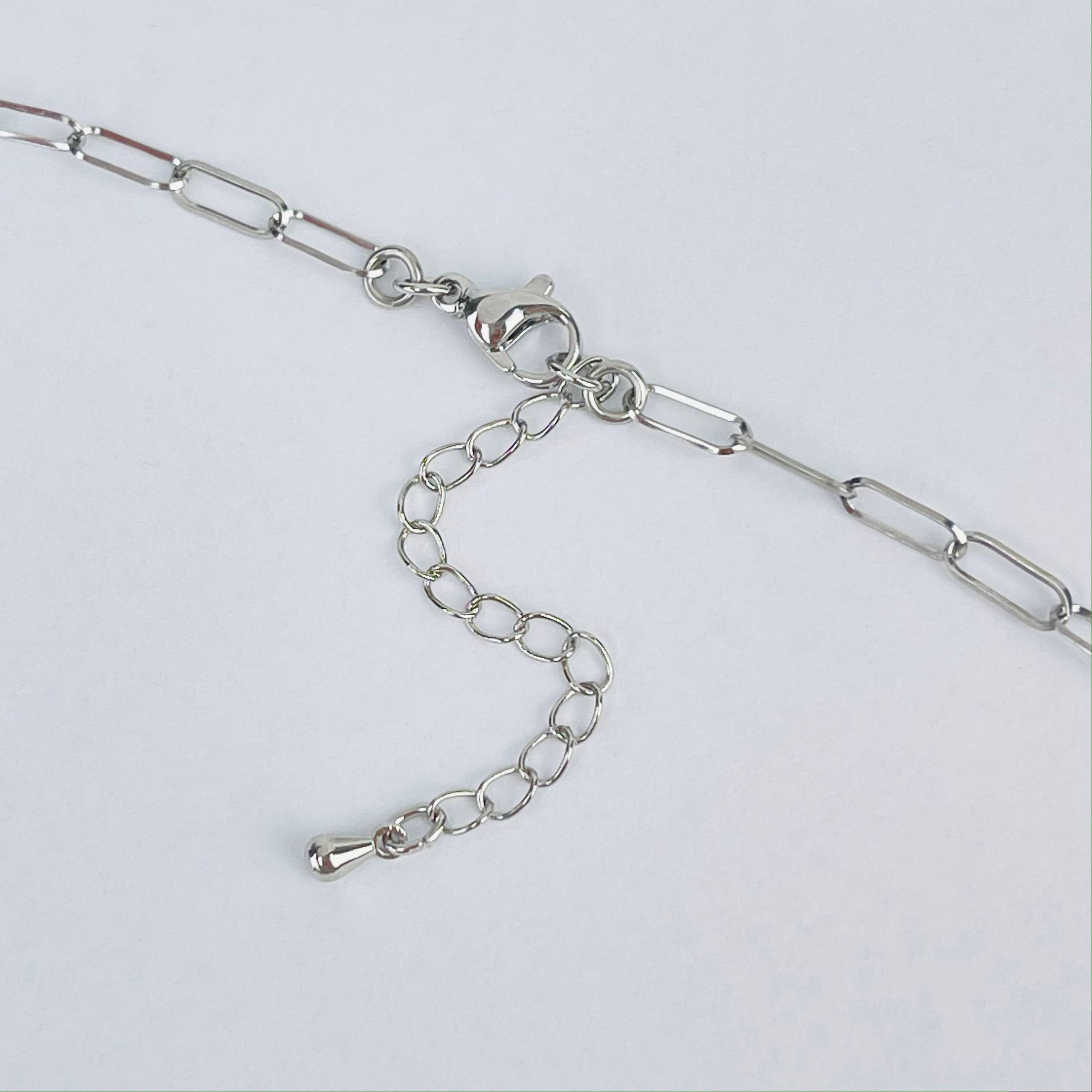 Колье на цепочке с Сапфиром - изображение товара №3