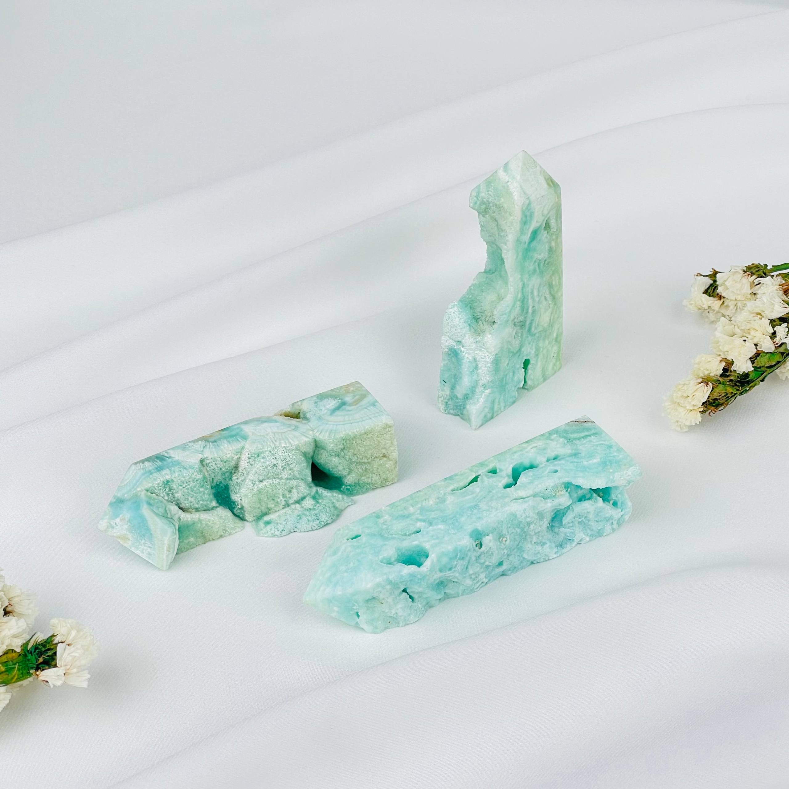 Кристалл из голубого Арагонита (Кальцит) - изображение товара №1