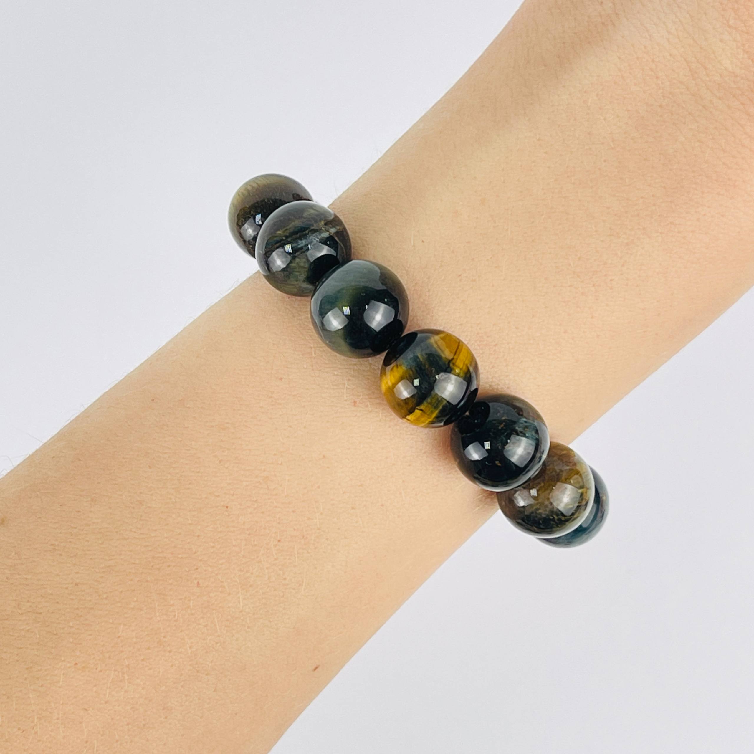 Браслет из Тигрово-Соколиного глаза - изображение товара №1