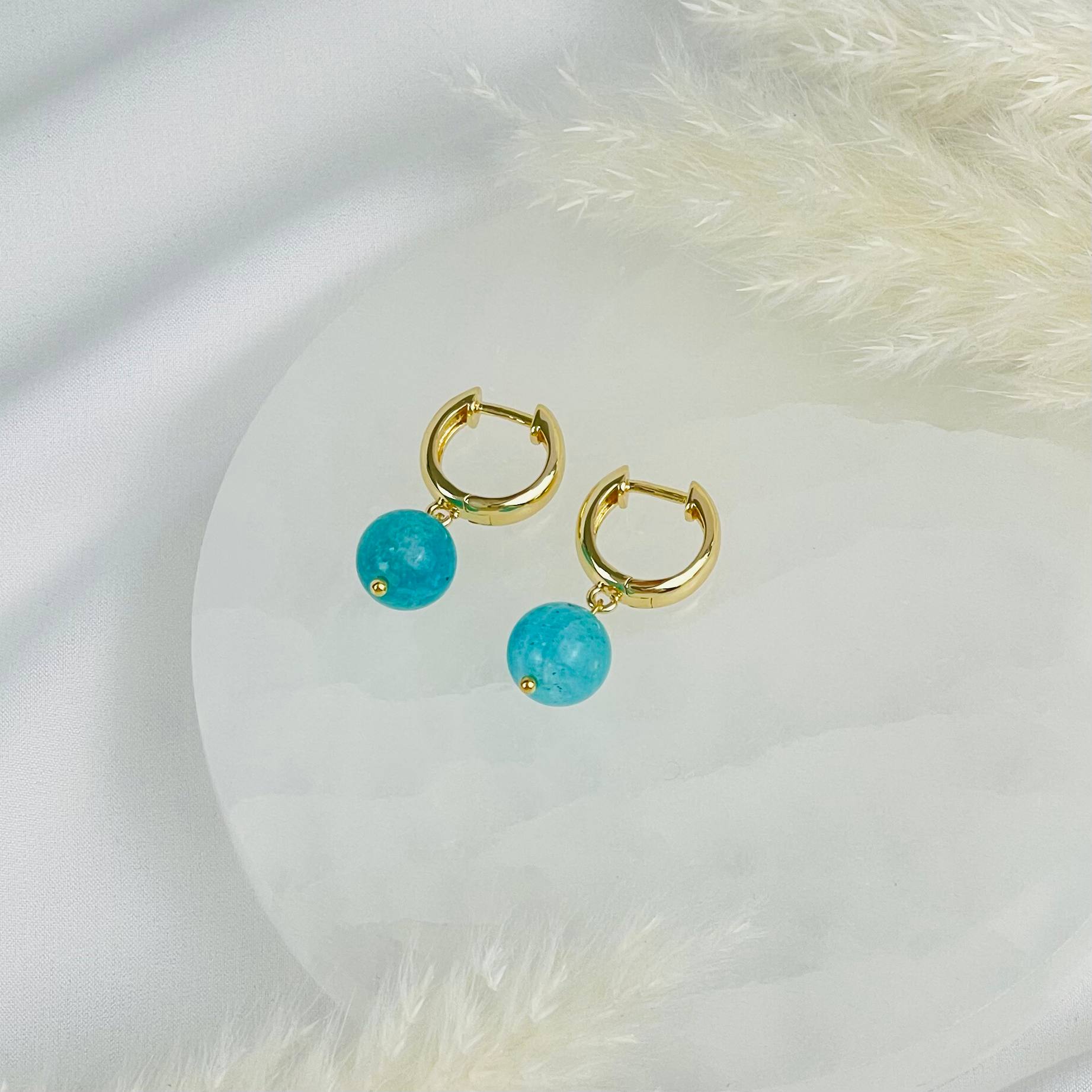 Серьги из Амазонита - изображение товара №2