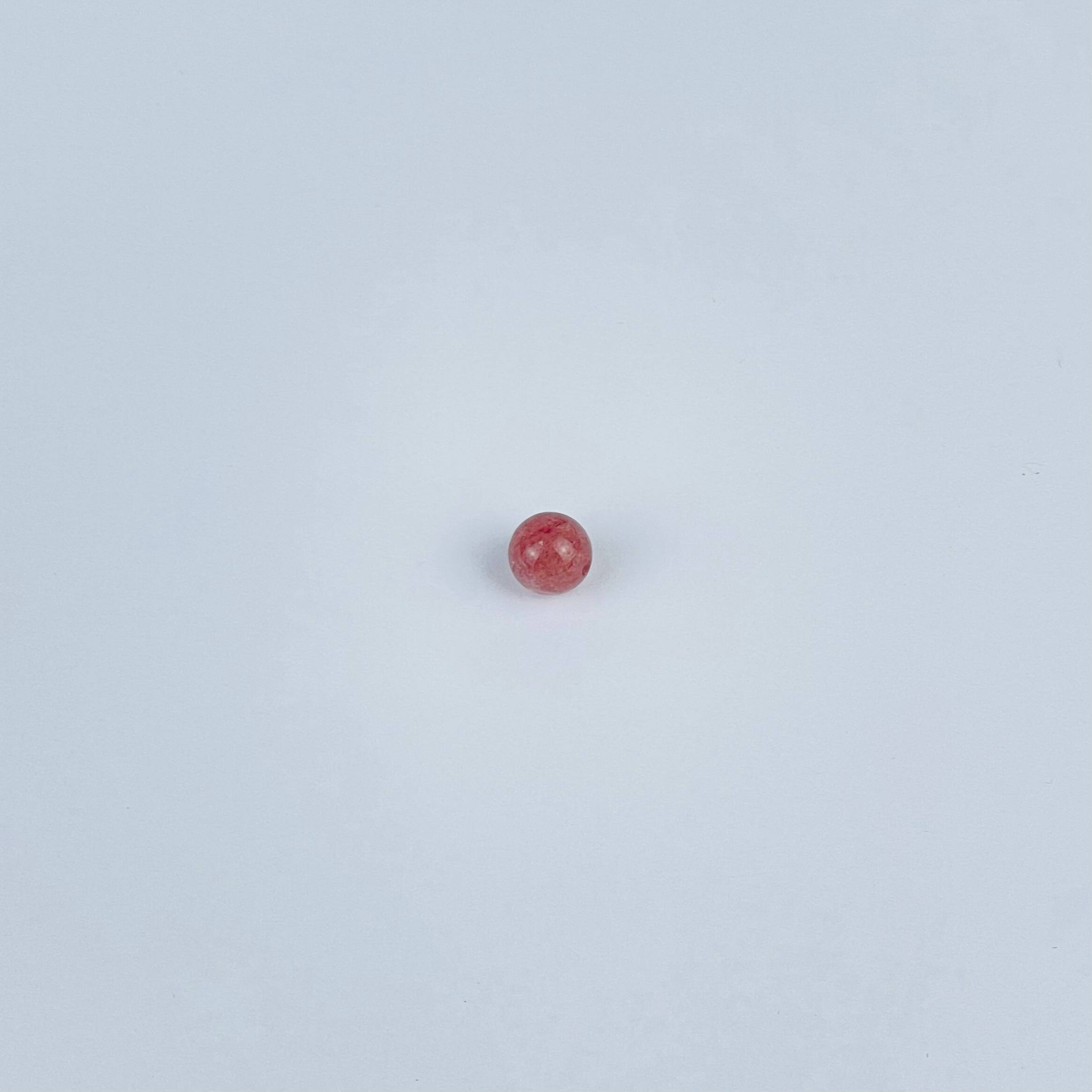 Бусины для украшений из Клубничного кварца (5 шт) - изображение товара №2