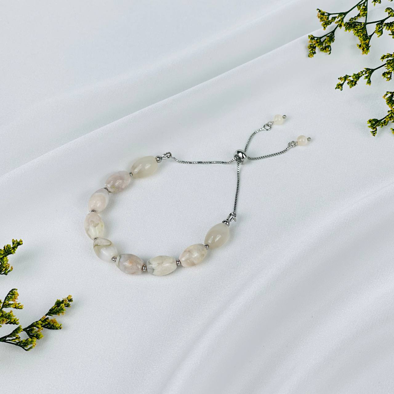 Браслет из цветочного Агата - изображение товара №1