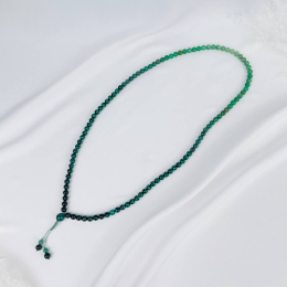 Четки буддийские (Мала) из Авантюрина, Малахита и Фуксита (108 бусин), Артикул: 116690 - изображение товара №1