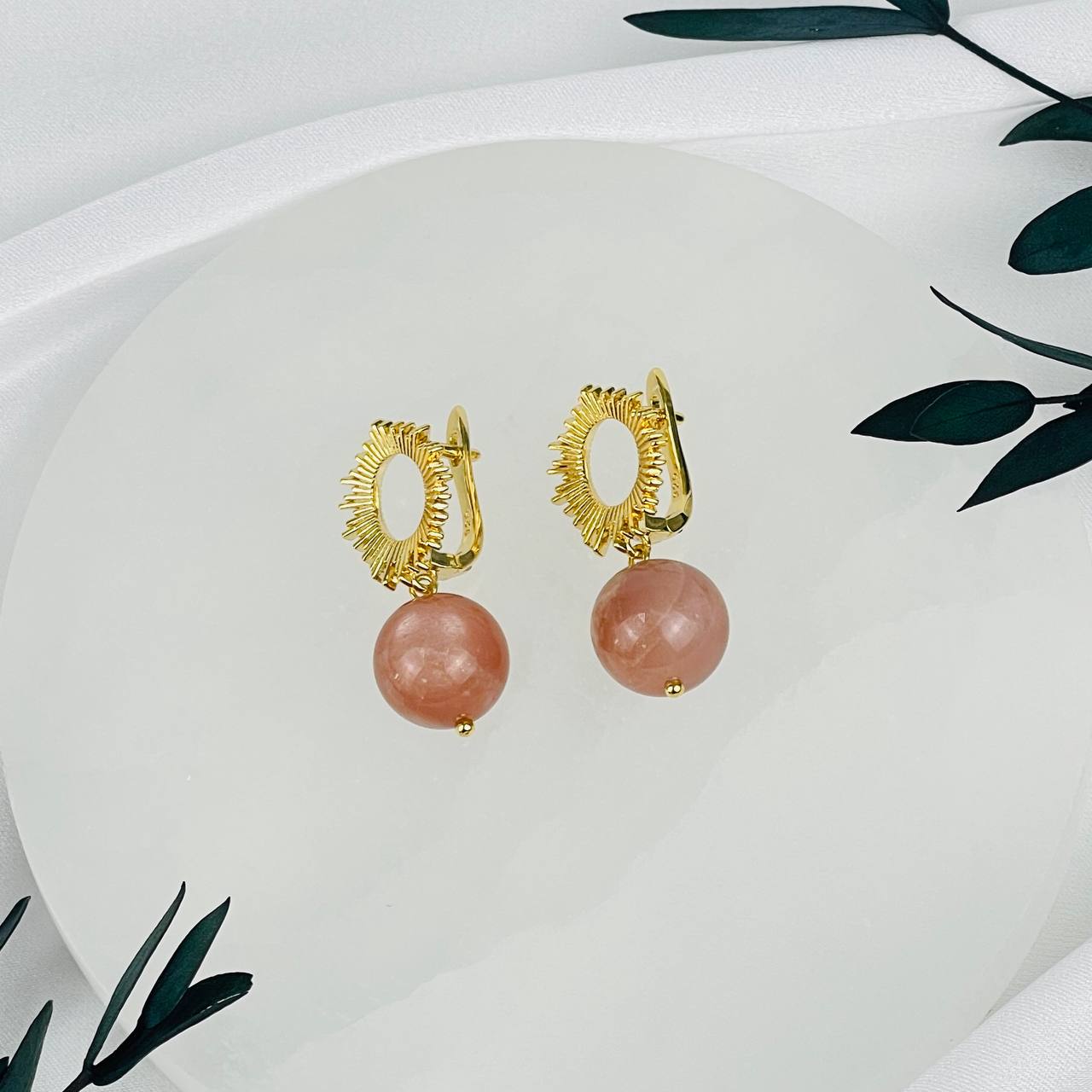 Серьги из Лунного камня - изображение товара №2