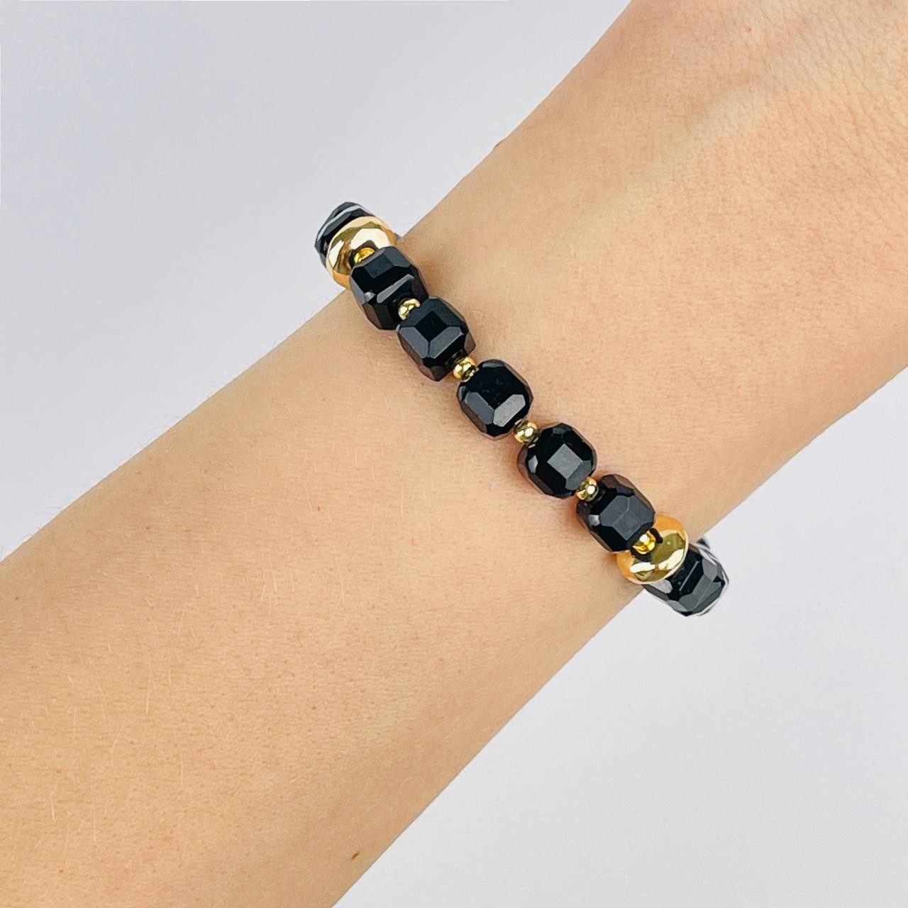 Браслет из черного Турмалина (Шерл) - изображение товара №0