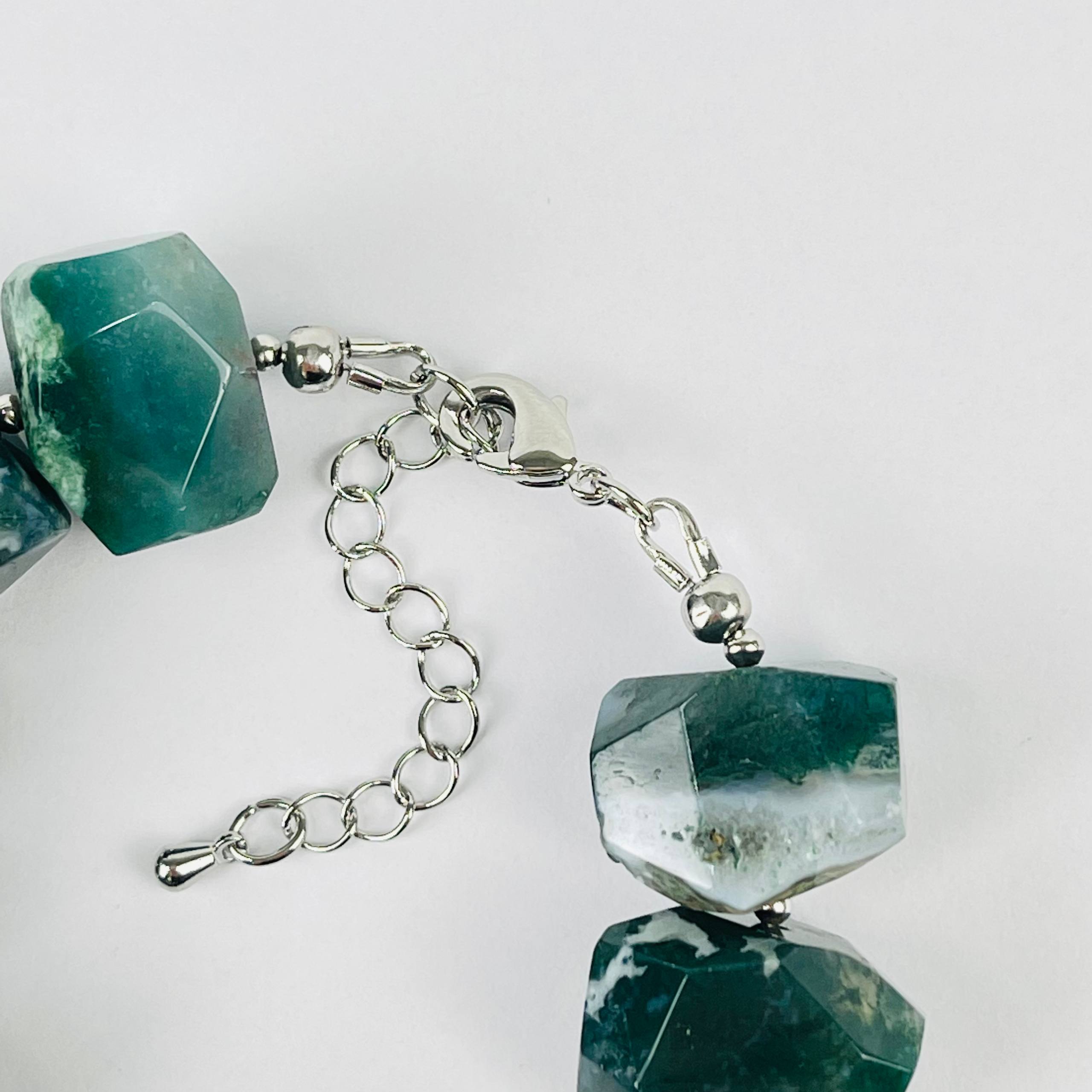 Браслет из Мохового агата - изображение товара №4