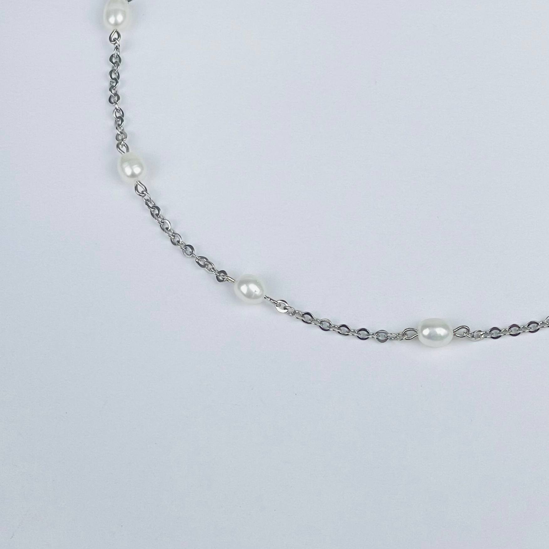 Колье на цепочке с Жемчугом - изображение товара №2
