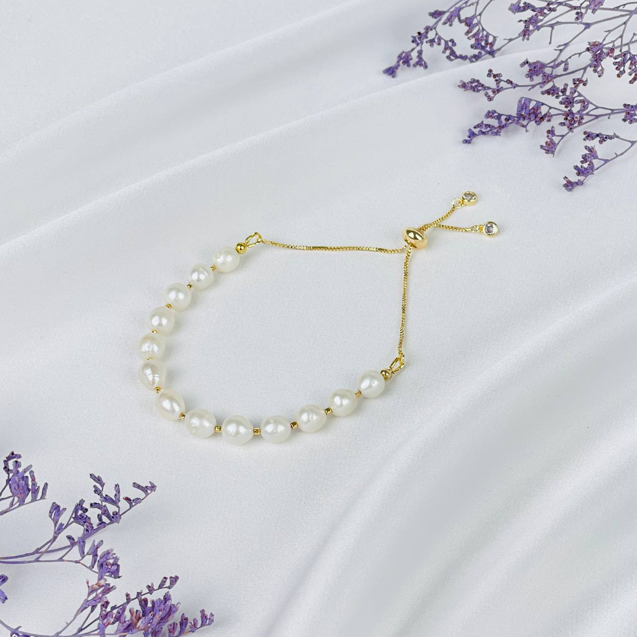 Браслет регулируемый из Жемчуга - изображение товара №1