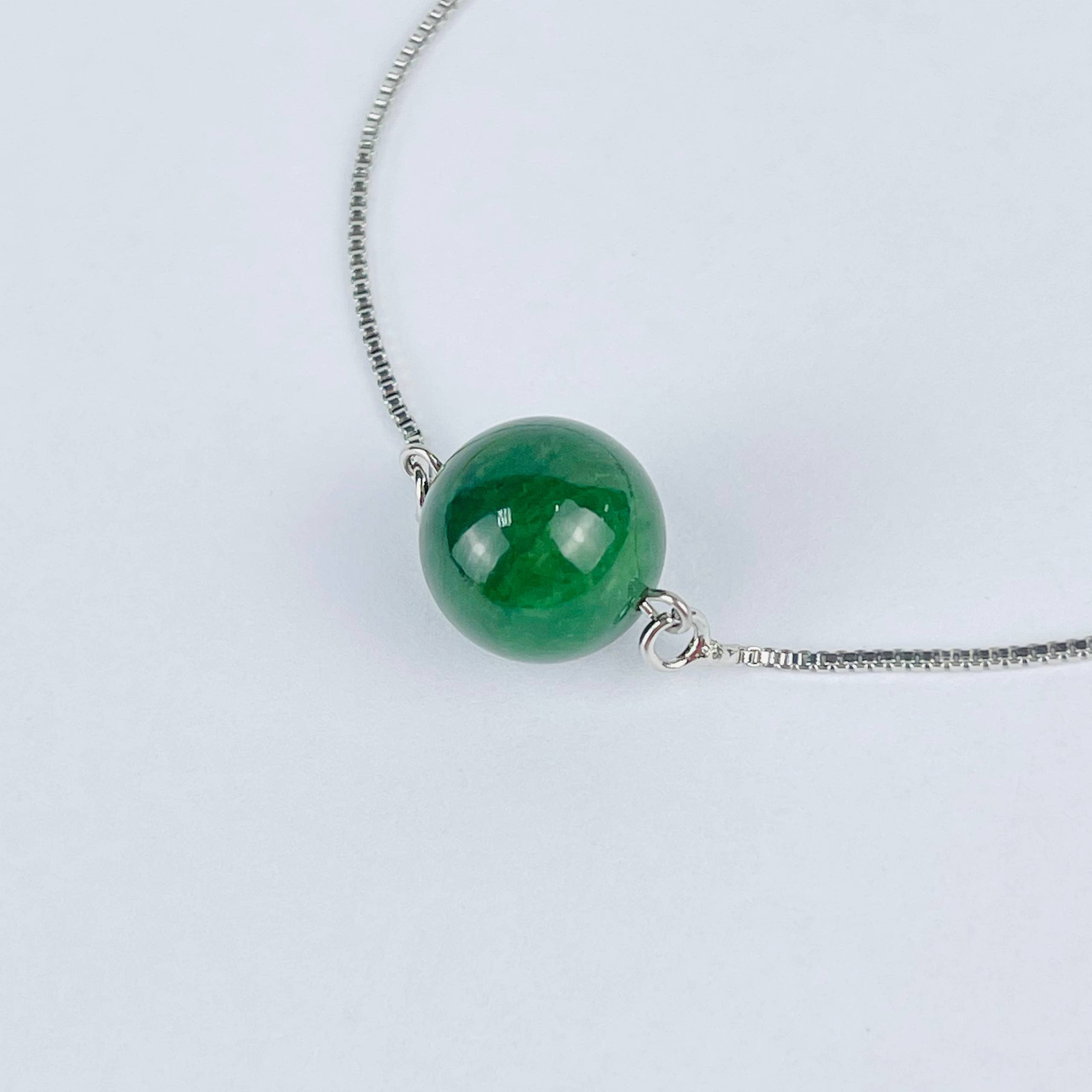 Браслет регулируемый с Нефритом - изображение товара №3