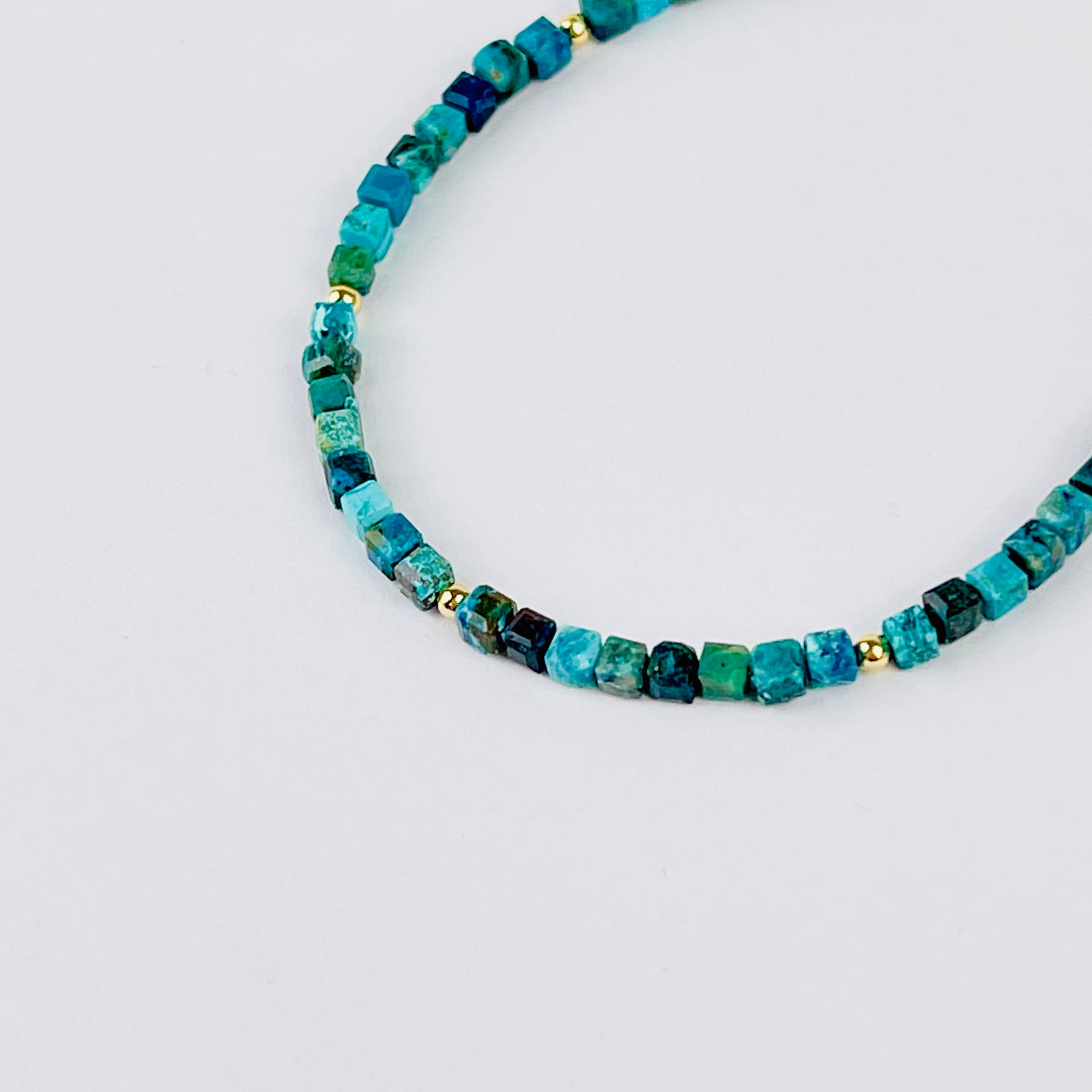 Браслет из Хризоколлы - изображение товара №4 Браслет из Хризоколлы - изображение товара №3