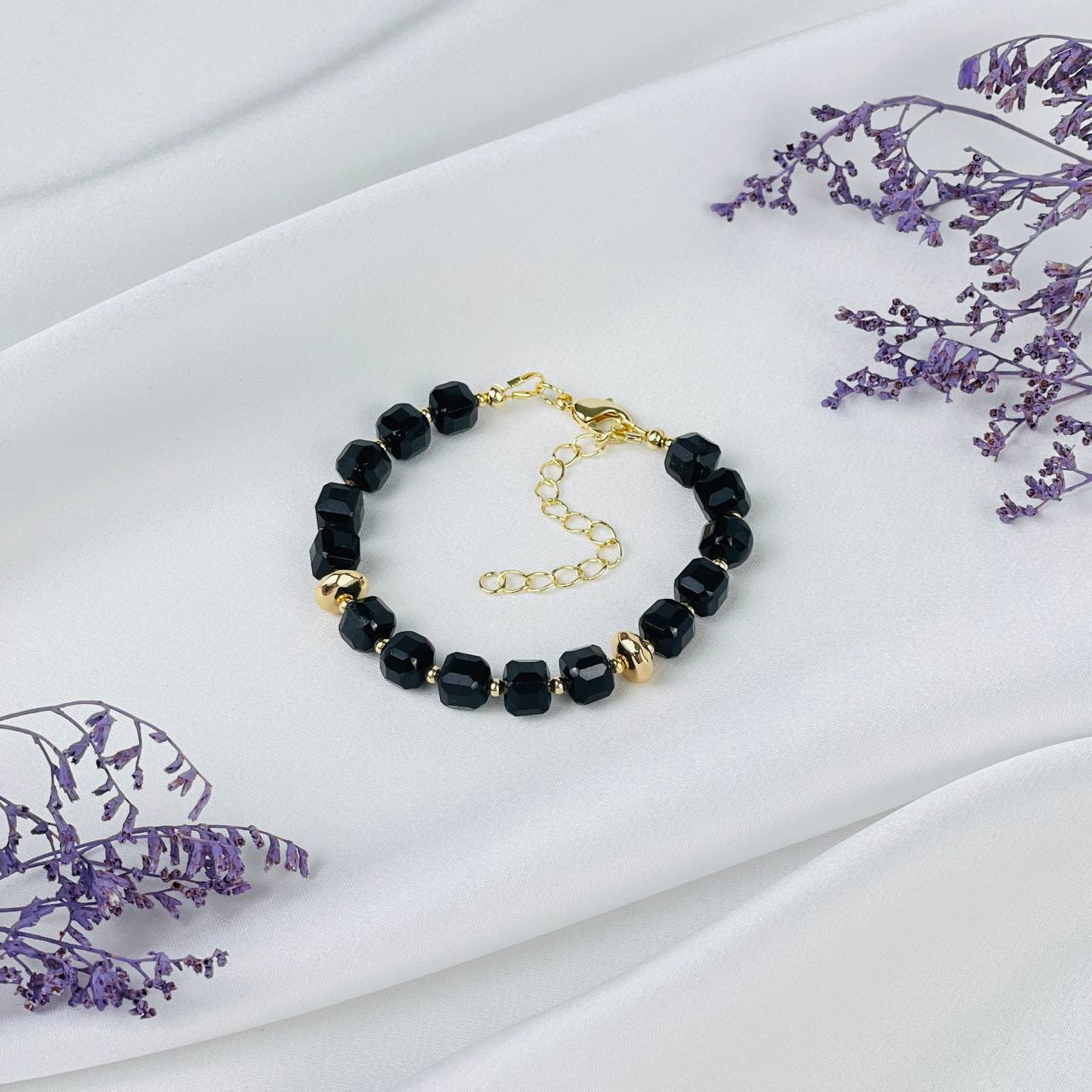 Браслет из черного Турмалина (Шерл) - изображение товара №2