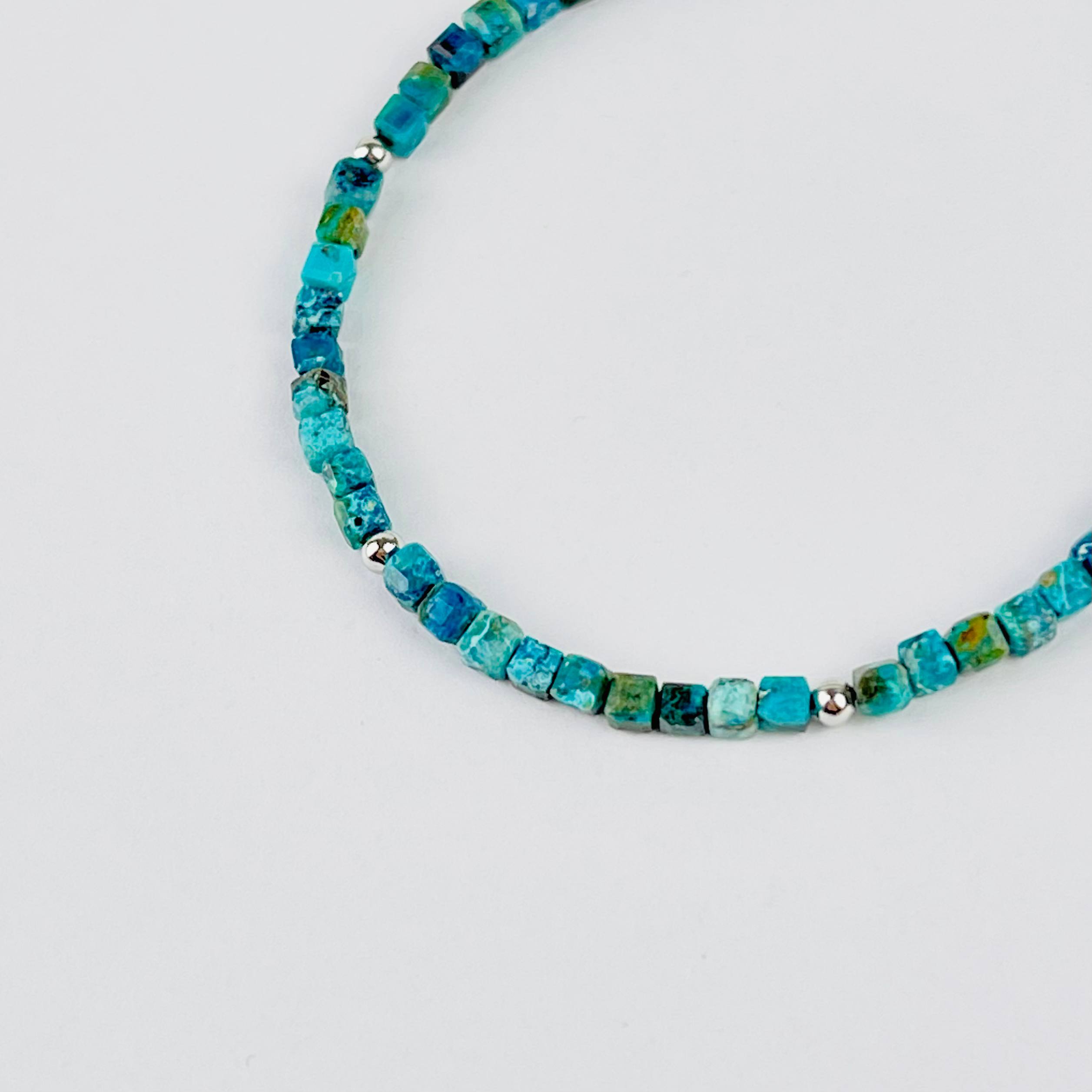 Браслет из Хризоколлы - изображение товара №4 Браслет из Хризоколлы - изображение товара №3