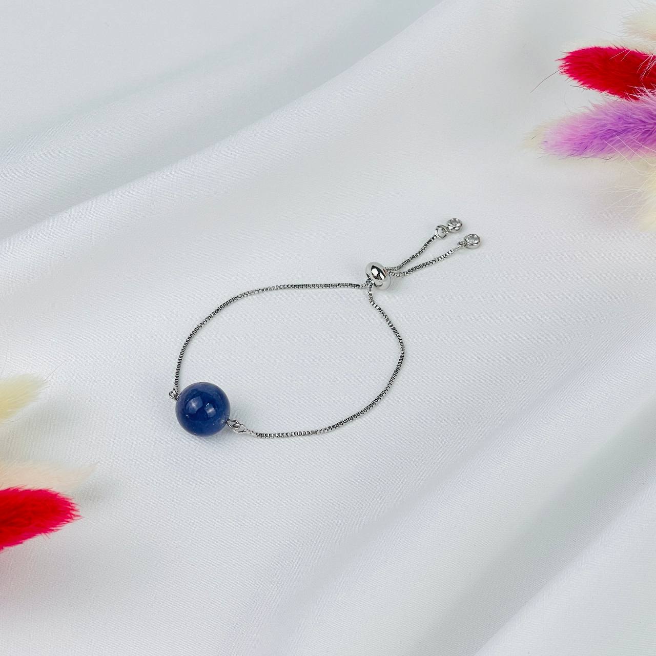 Браслет регулируемый с Танзанитом - изображение товара №0