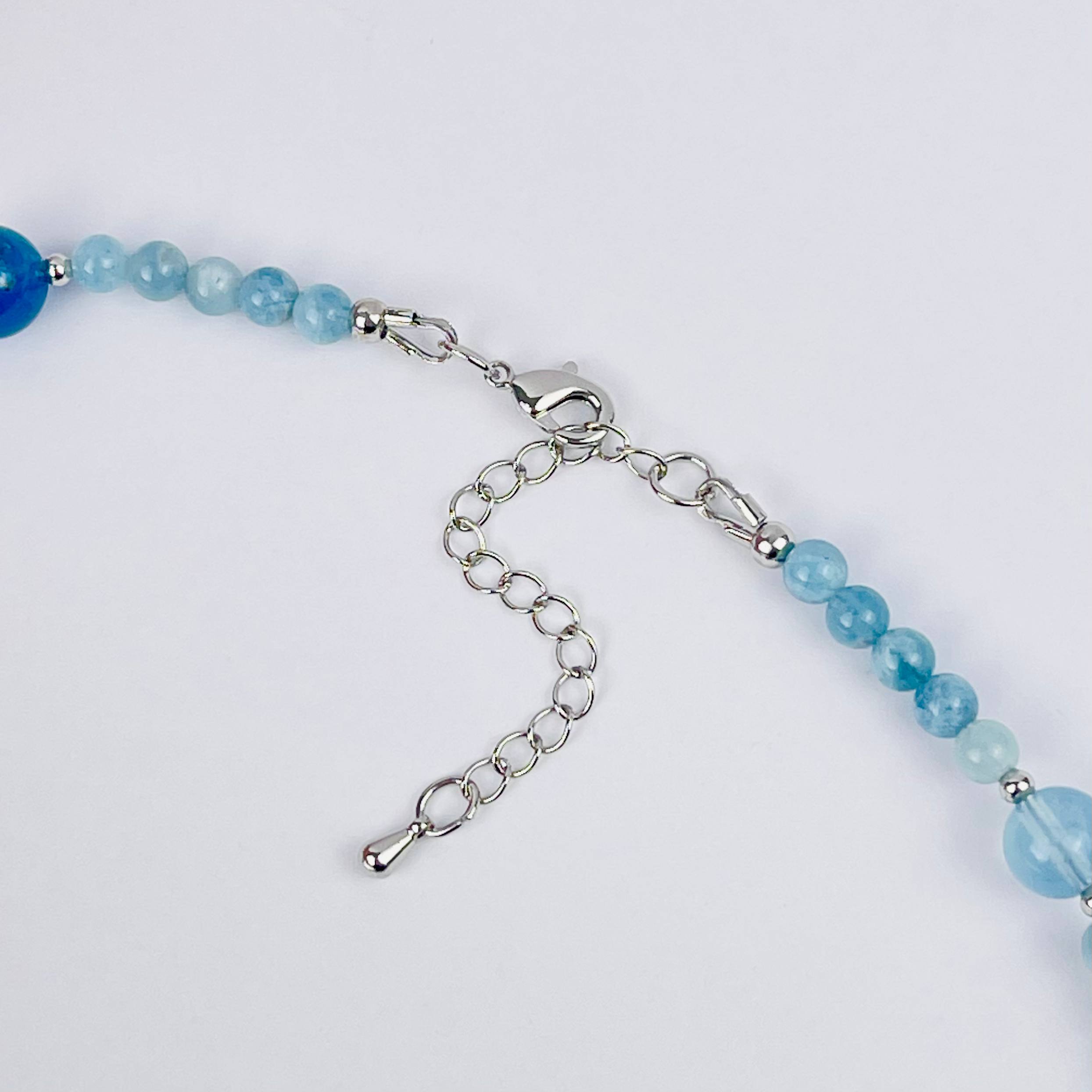 Колье из Аквамарина, Апатита и Ларимара - изображение товара №3