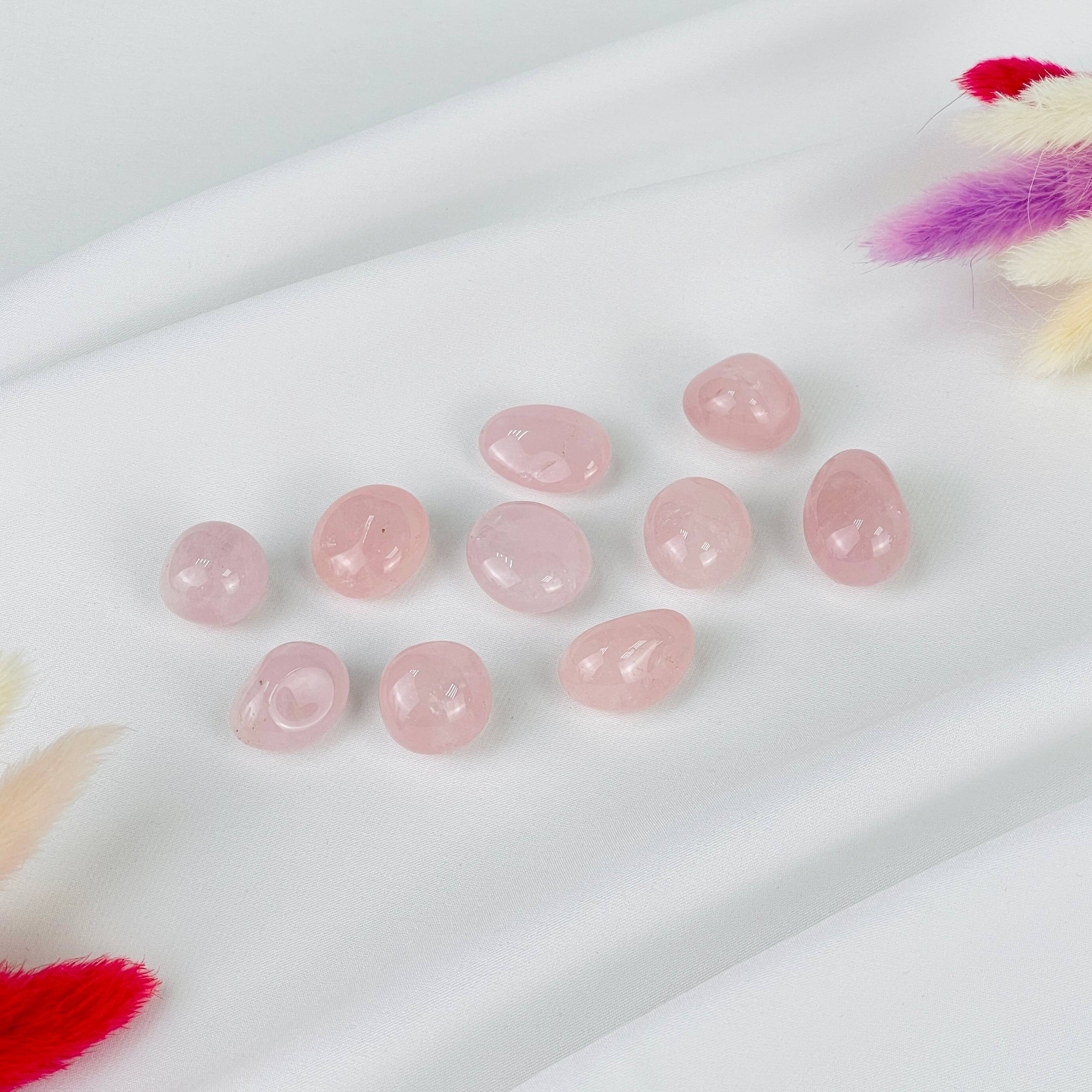 Галтовка из розового Кварца (10 шт) - изображение товара №0