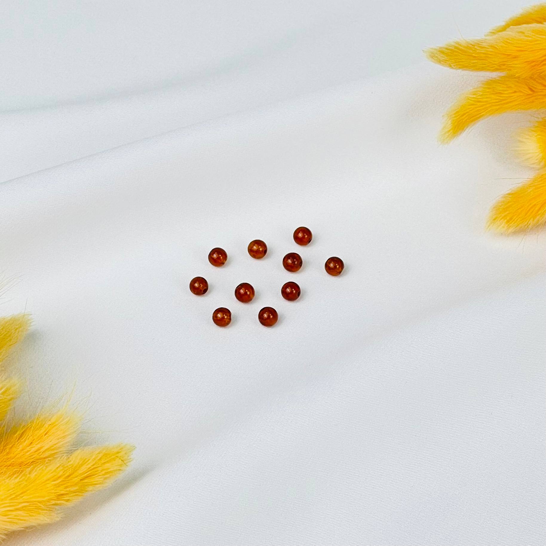 Бусины для украшений из Граната (Спессартин) (10 шт) - изображение товара №1