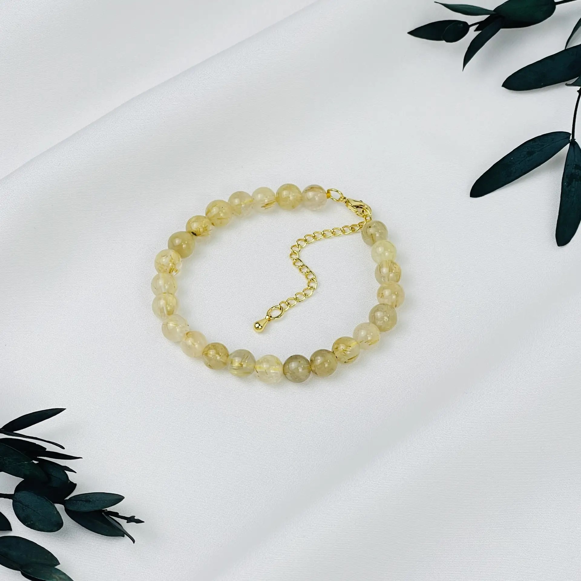 Браслет из Рутилового кварца (Волосатик) - изображение товара №2