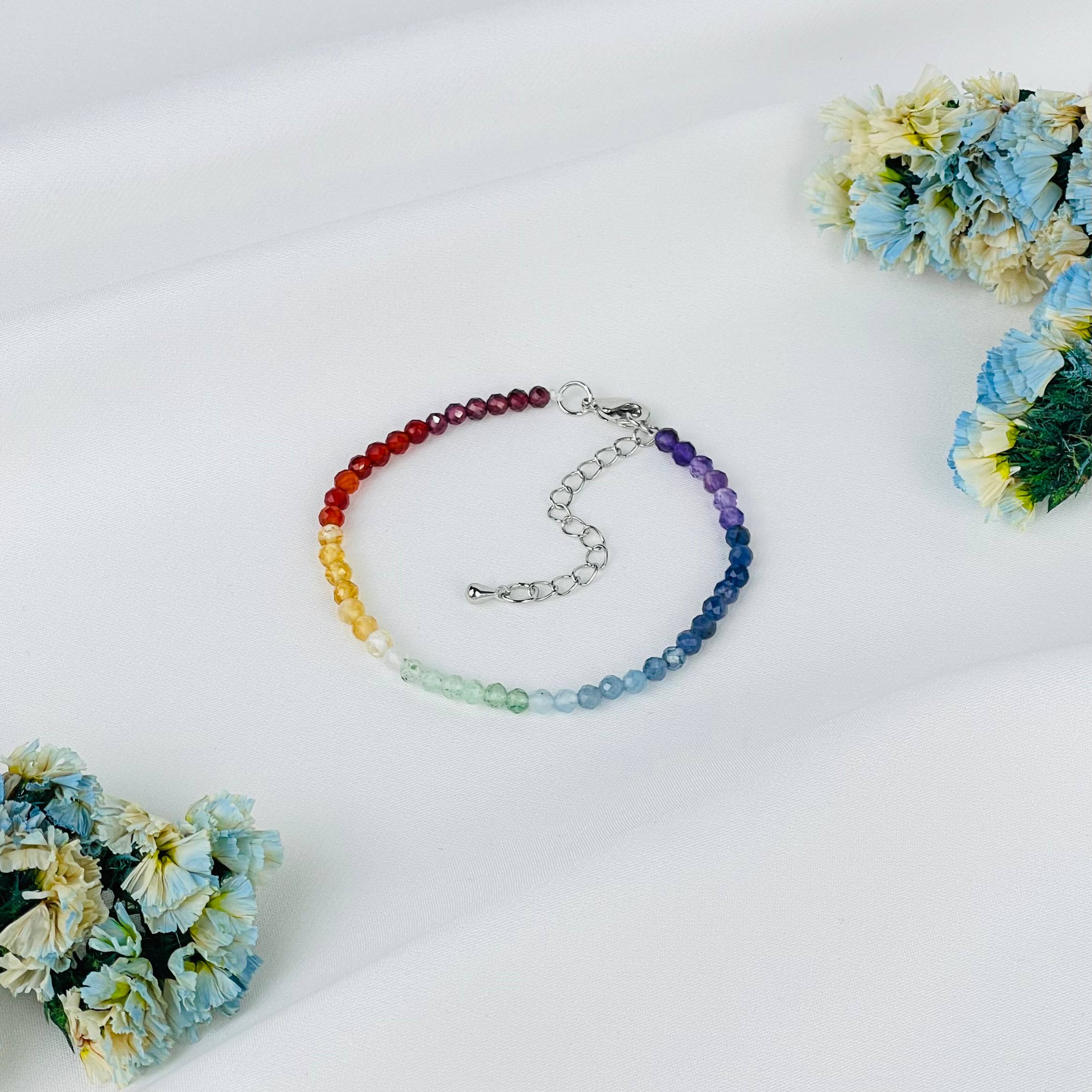 Браслет 7 чакр из Самоцветов - изображение товара №1