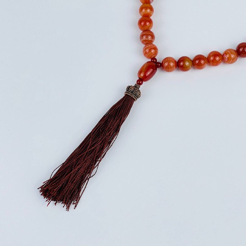 Четки из Сардоникса (33 бусины) - изображение товара №2