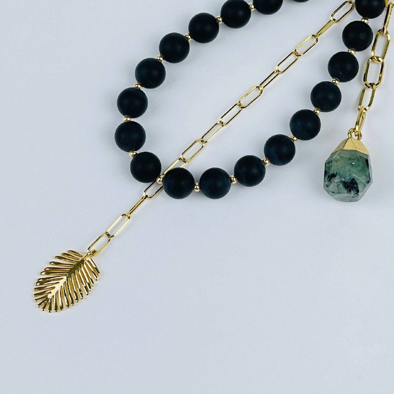 Брелок из Агата и Пренита - изображение товара №2