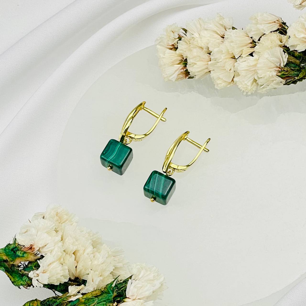 Серьги из Малахита - изображение товара №1