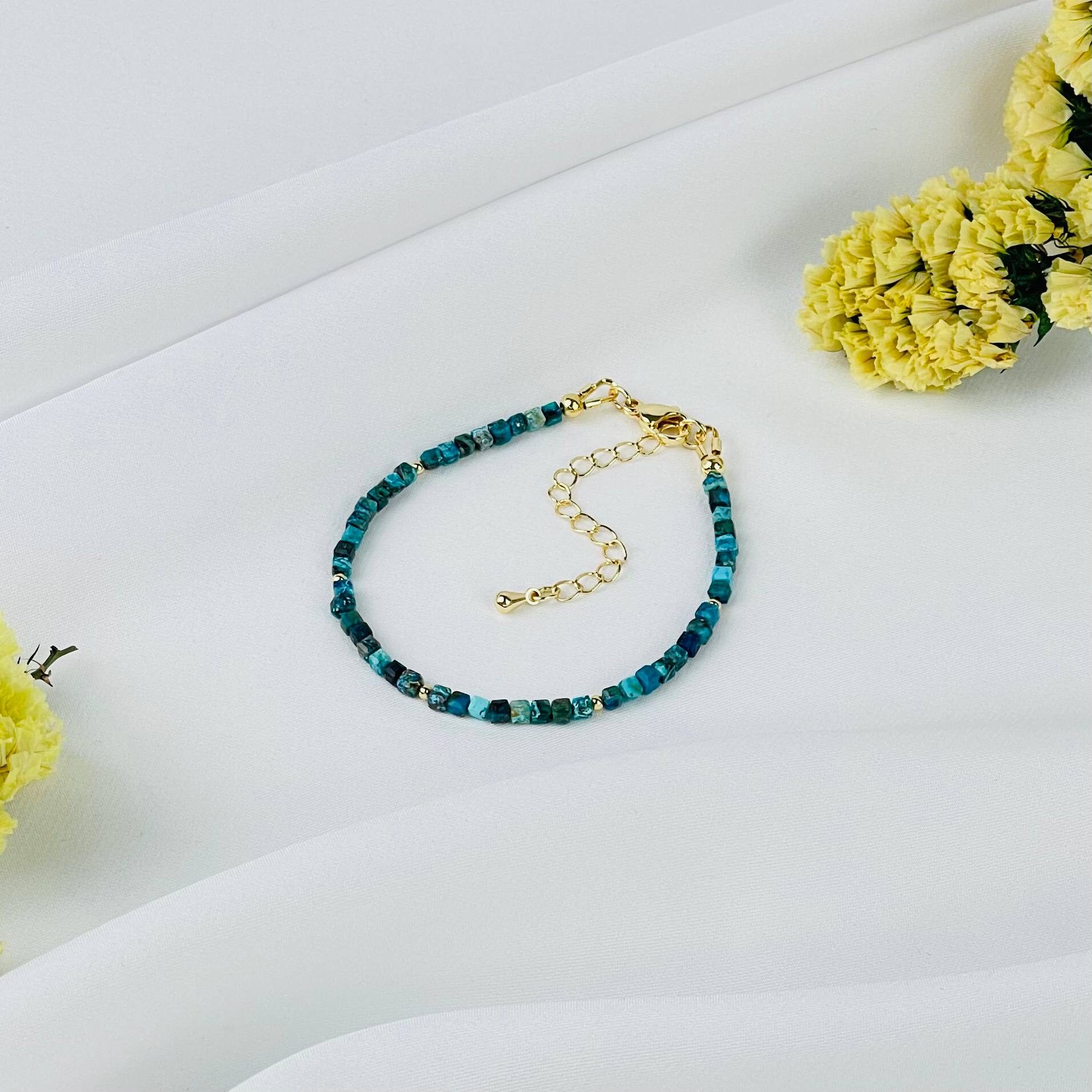 Браслет из Хризоколлы - изображение товара №3 Браслет из Хризоколлы - изображение товара №2