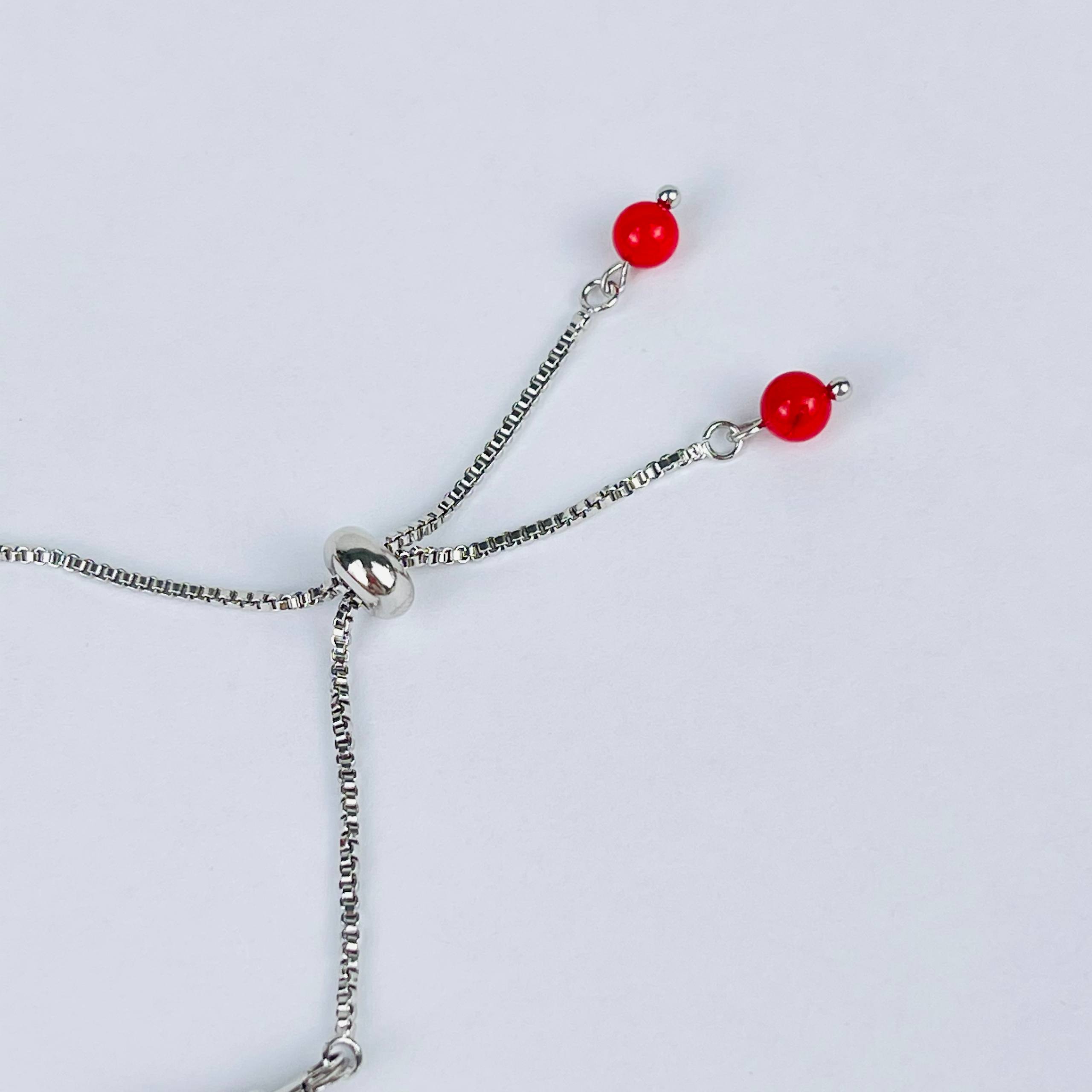 Браслет регулируемый на увеличение из Коралла - изображение товара №4