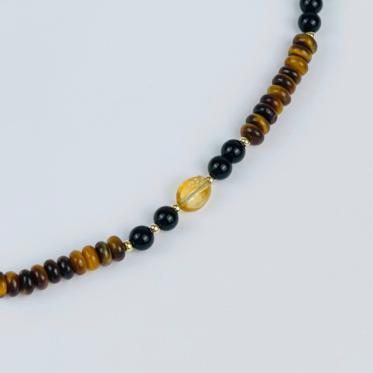 Держатель для телефона из Тигрового глаза, Агата и Цитрина - изображение товара №4