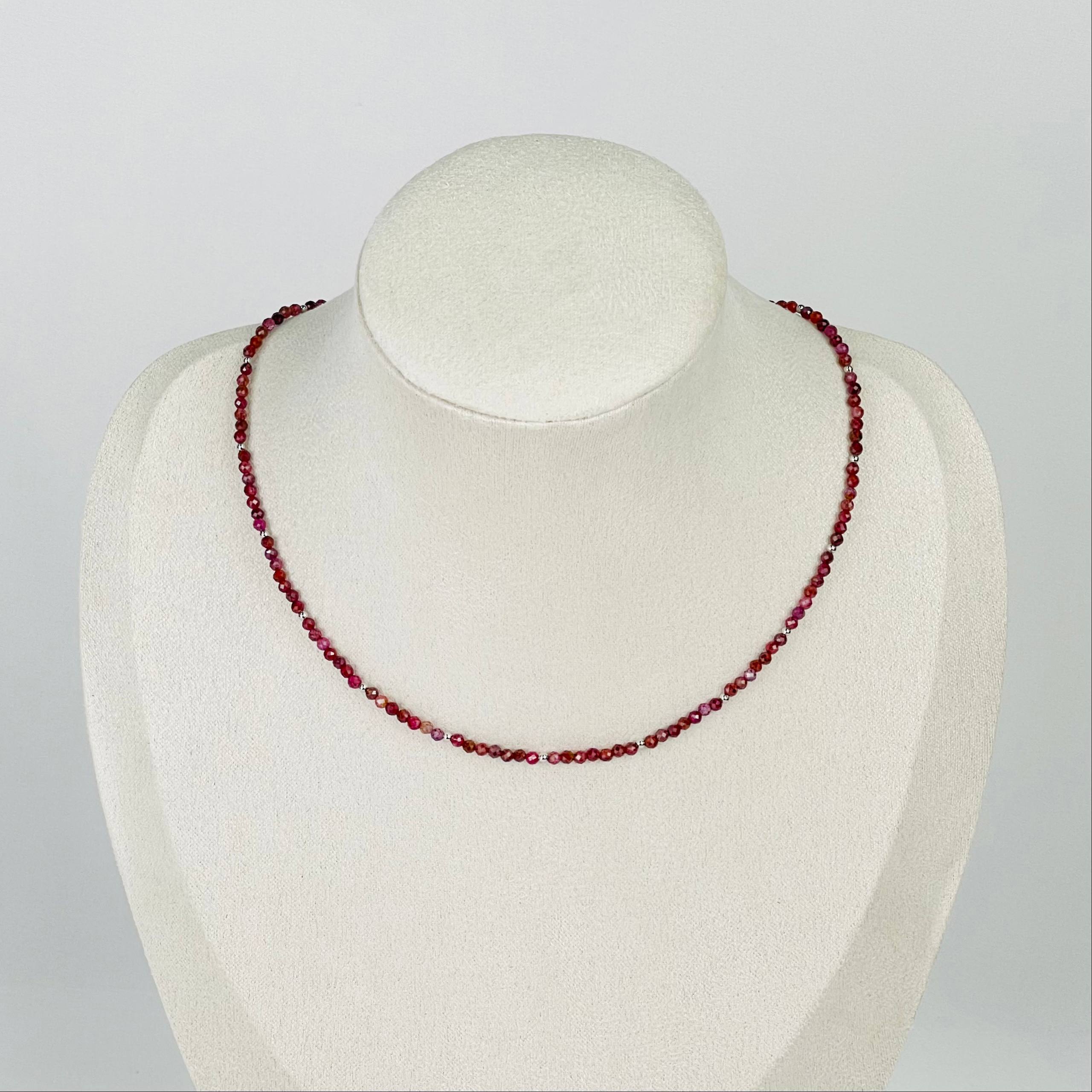 Чокер из Корунда (Рубин) - изображение товара №1