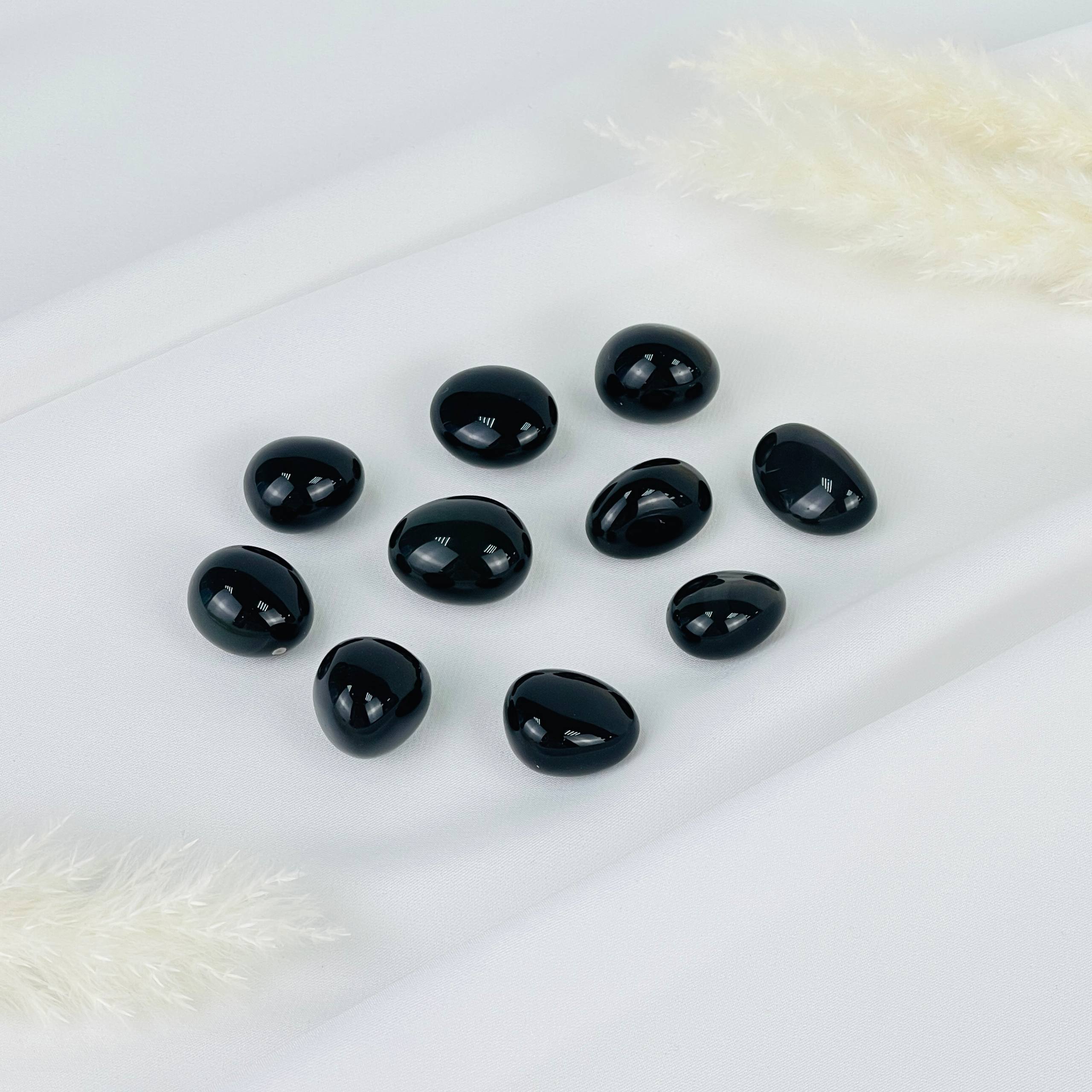 Галтовка из радужного Обсидиана (25 шт) - изображение товара №1