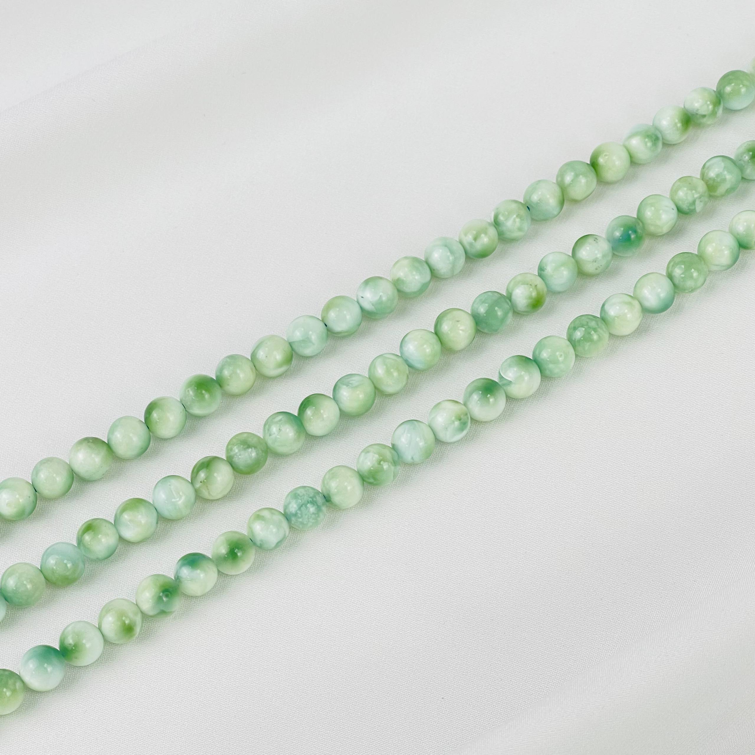 Бусины для украшений из Ангелита (50 бусин) - изображение товара №1