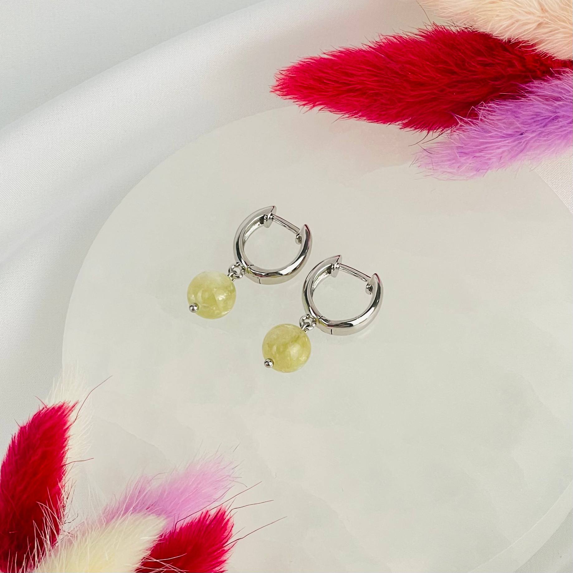 Серьги из Лепидолита - изображение товара №2