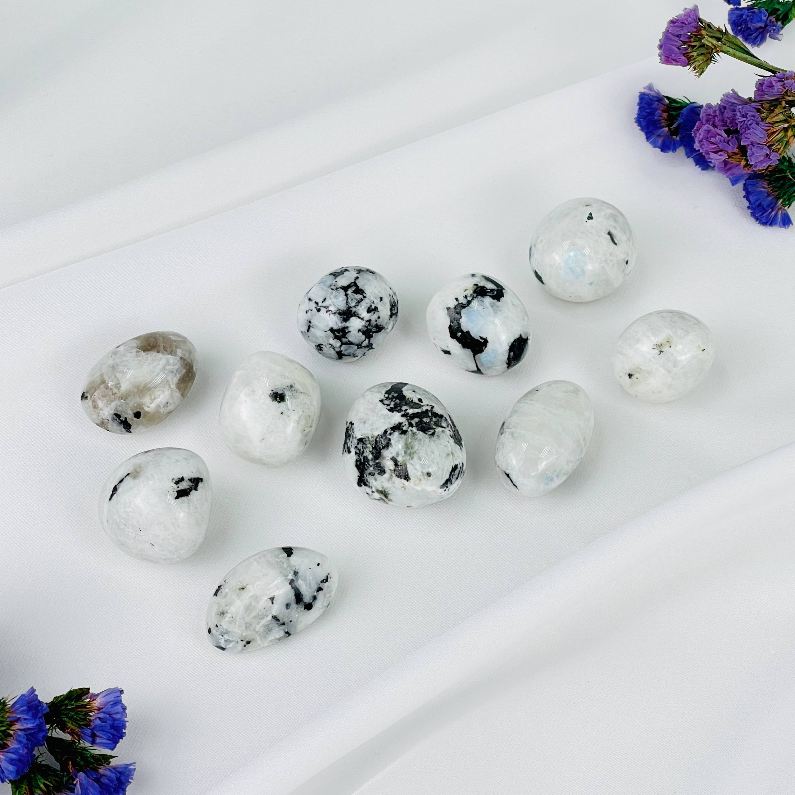 Галтовка из Лунного камня (10 шт) - изображение товара №0