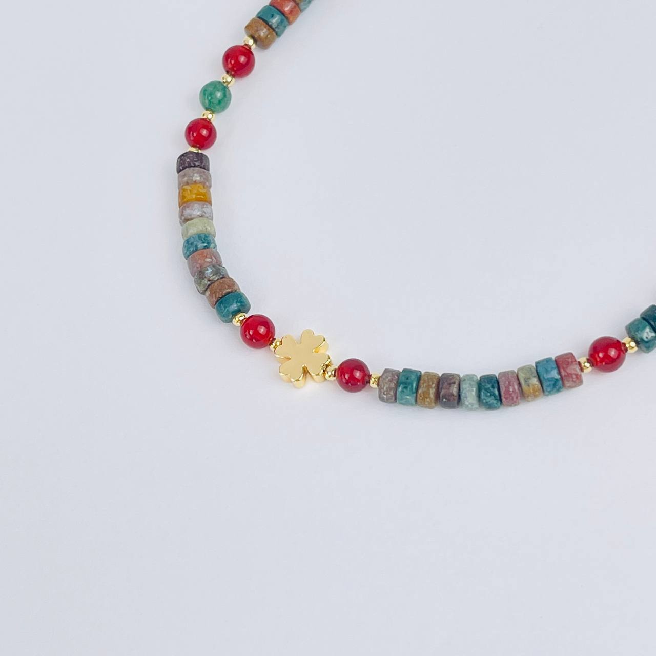 Держатель для телефона из океанической Яшмы и Сердолика - изображение товара №2