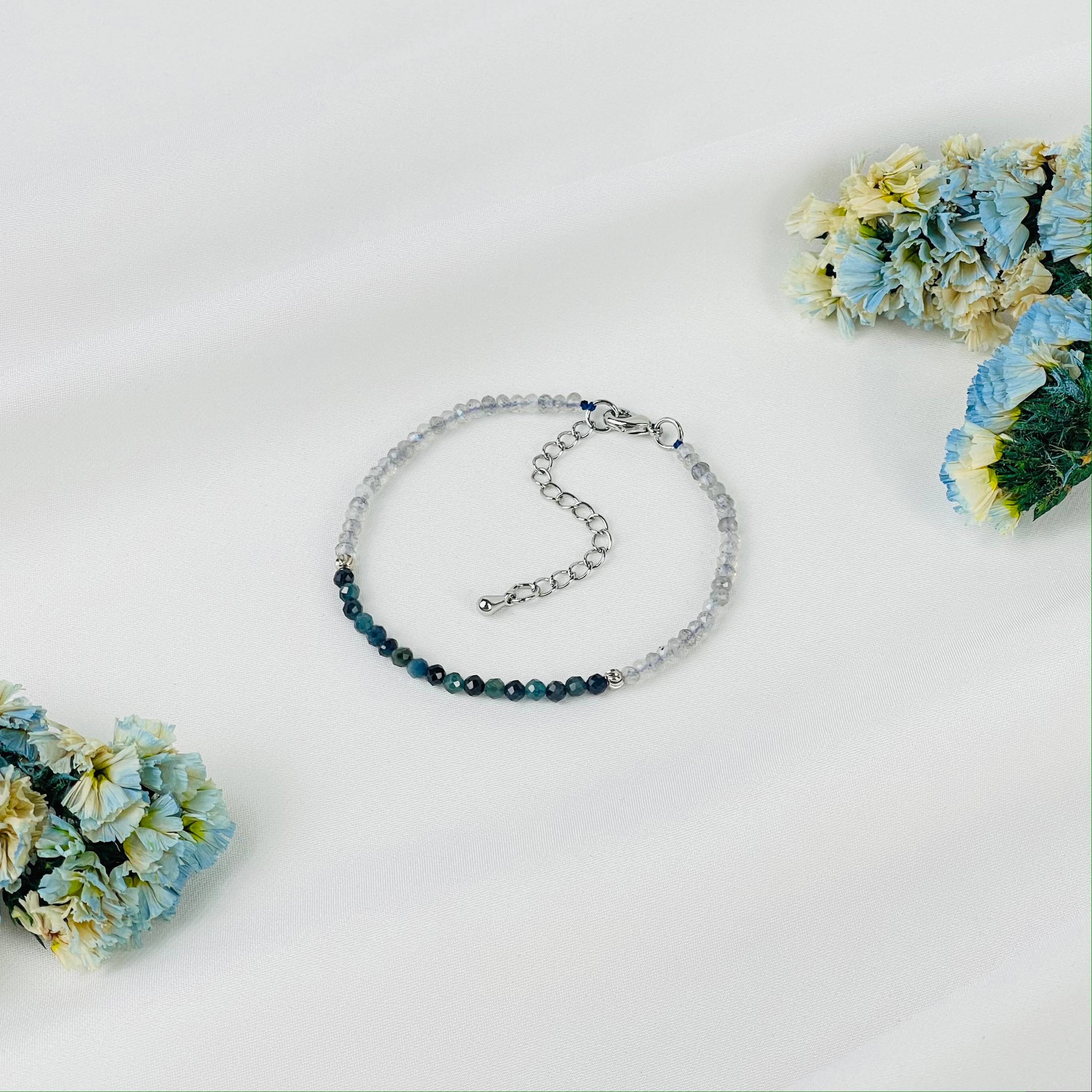 Браслет из Лабрадора и Кианита - изображение товара №2