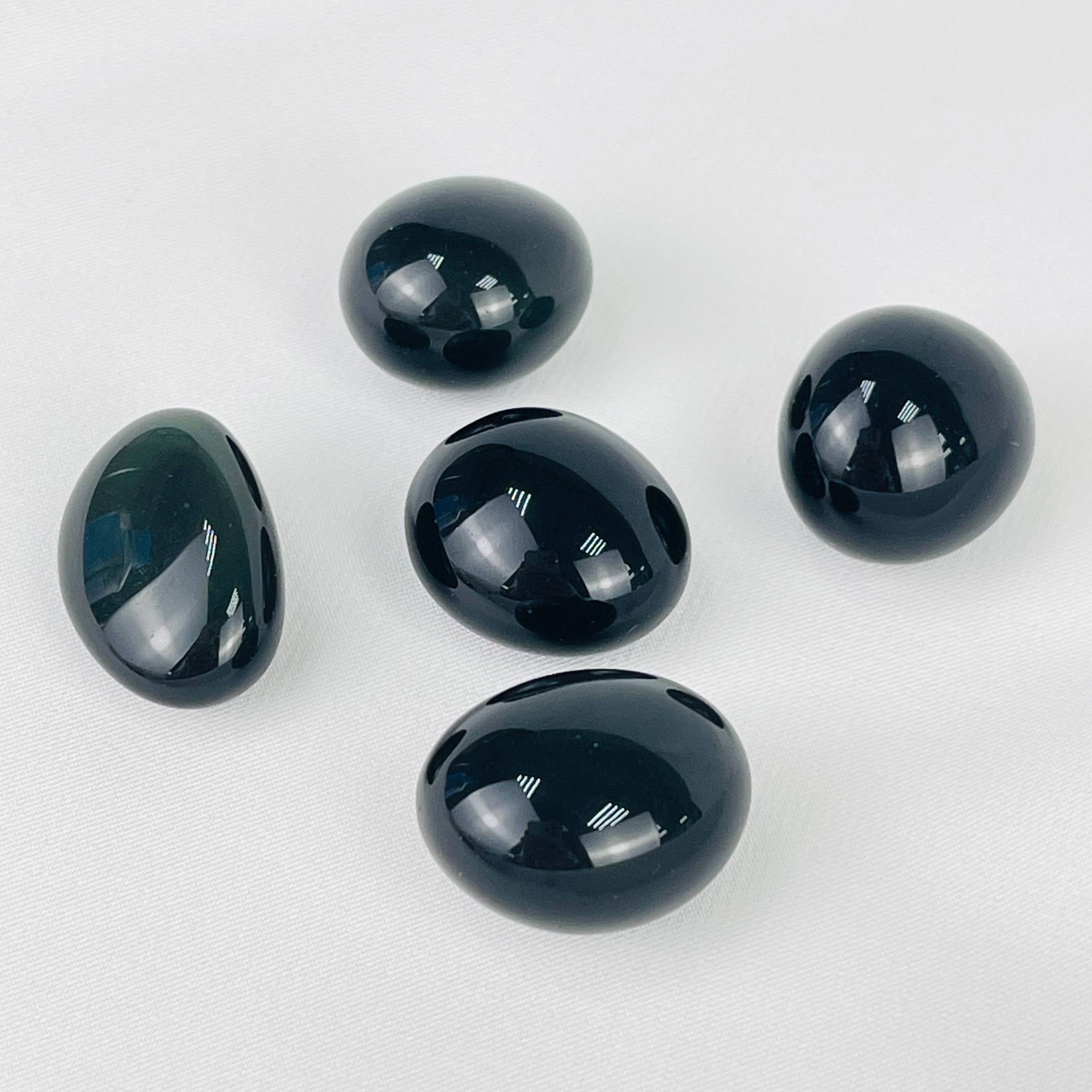 Галтовка из радужного Обсидиана (25 шт) - изображение товара №2