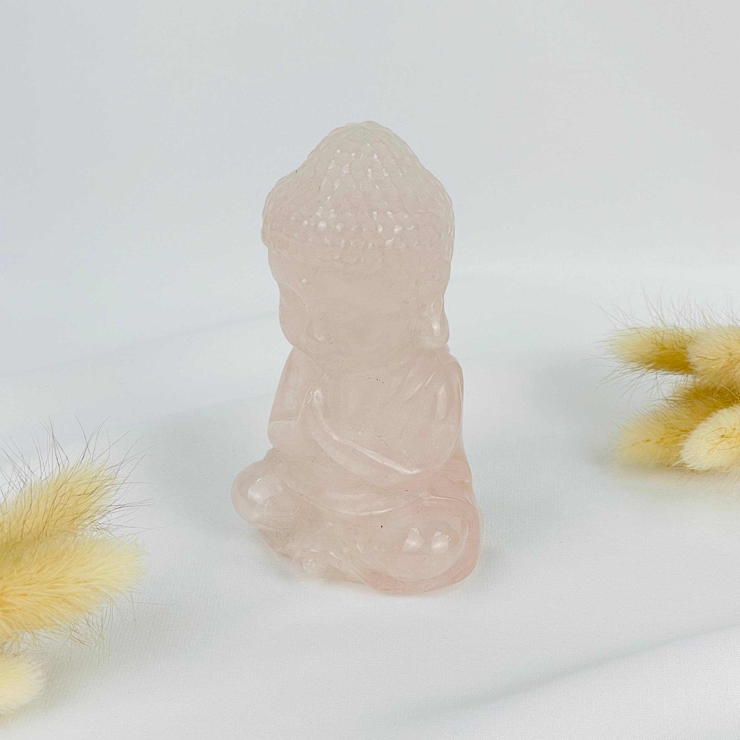 Статуэтка Будда из Розового кварца - изображение товара №1
