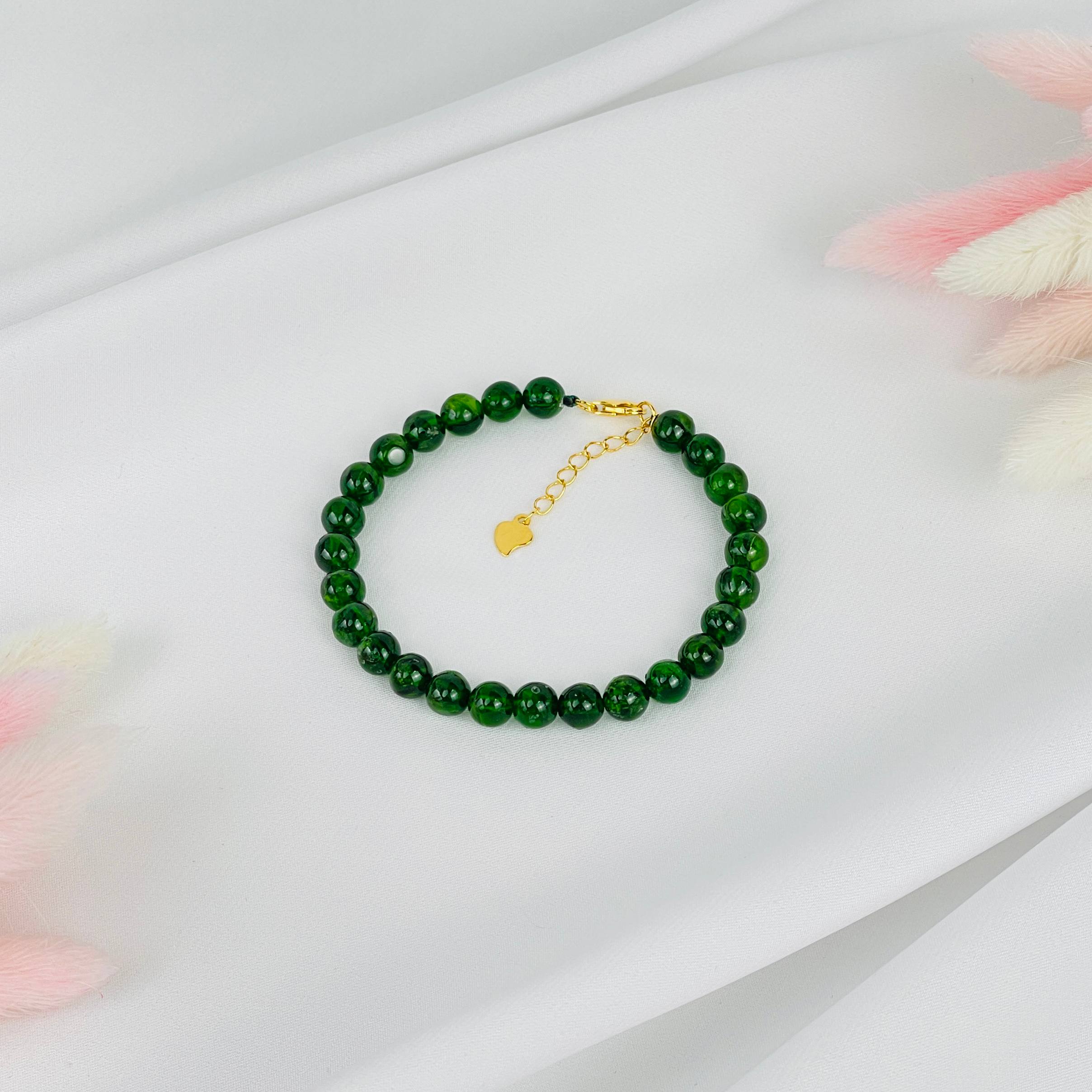 Браслет из Хромдиопсида - изображение товара №1