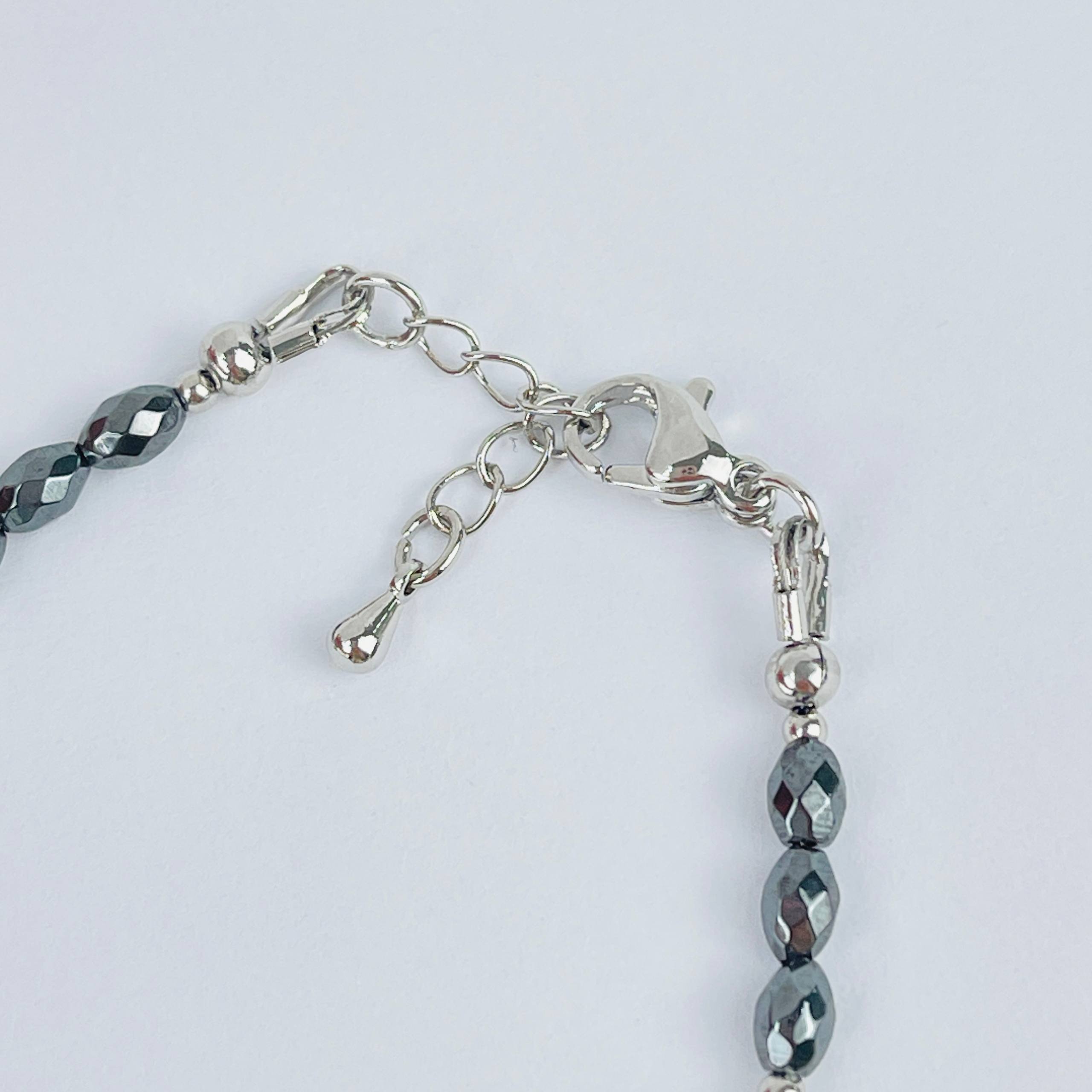 Браслет из Жемчуга, Гематита и Коралла - изображение товара №4