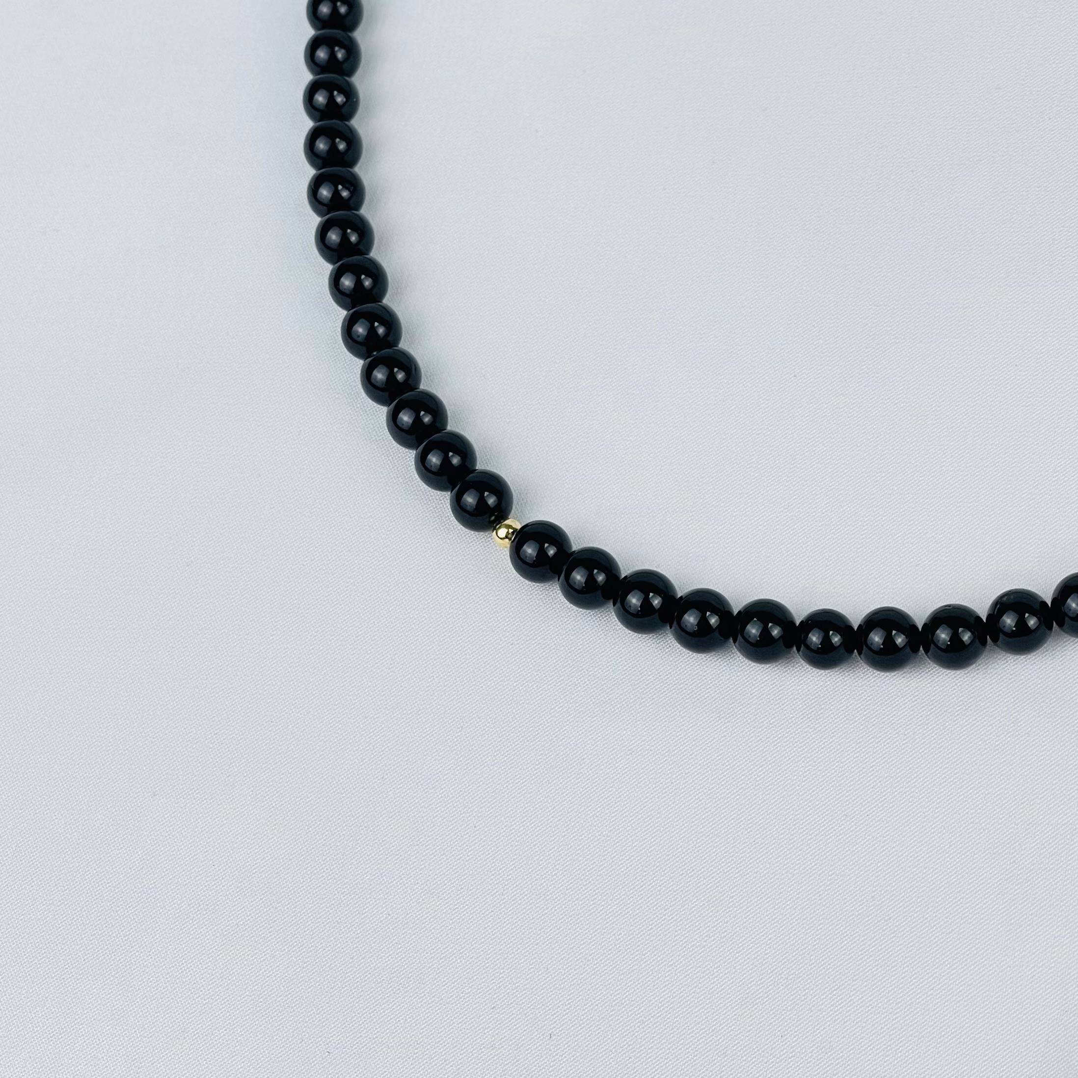 Бусы мужские из Турмалина и Корунда - изображение товара №3