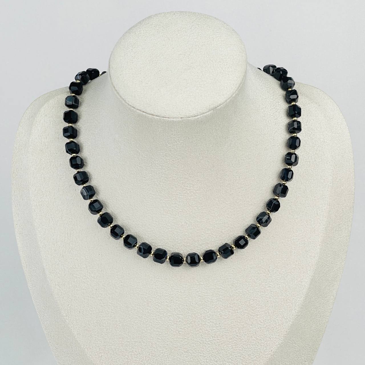 Колье из полосатого Агата - изображение товара №1