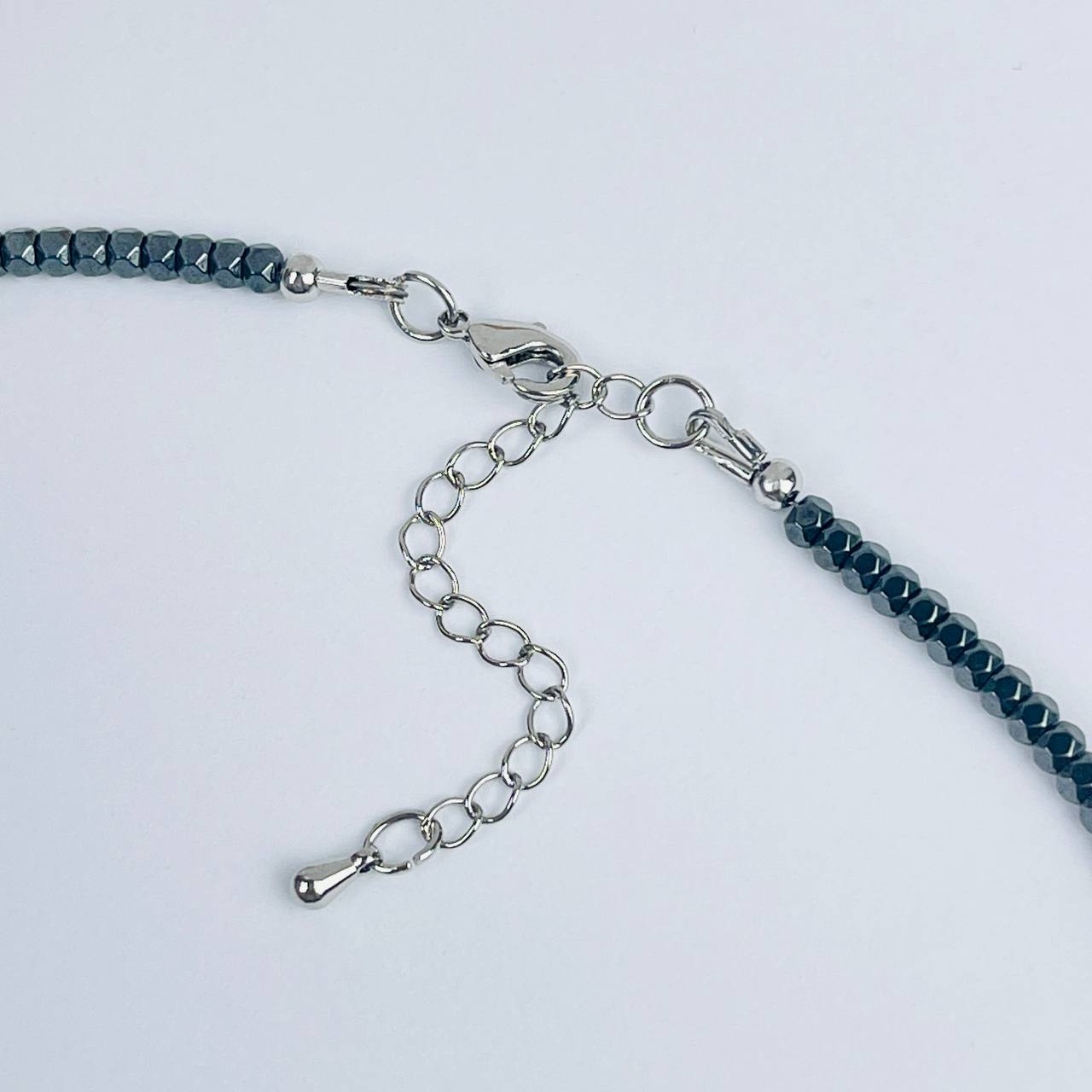 Чокер из Гематита и Агата - изображение товара №3