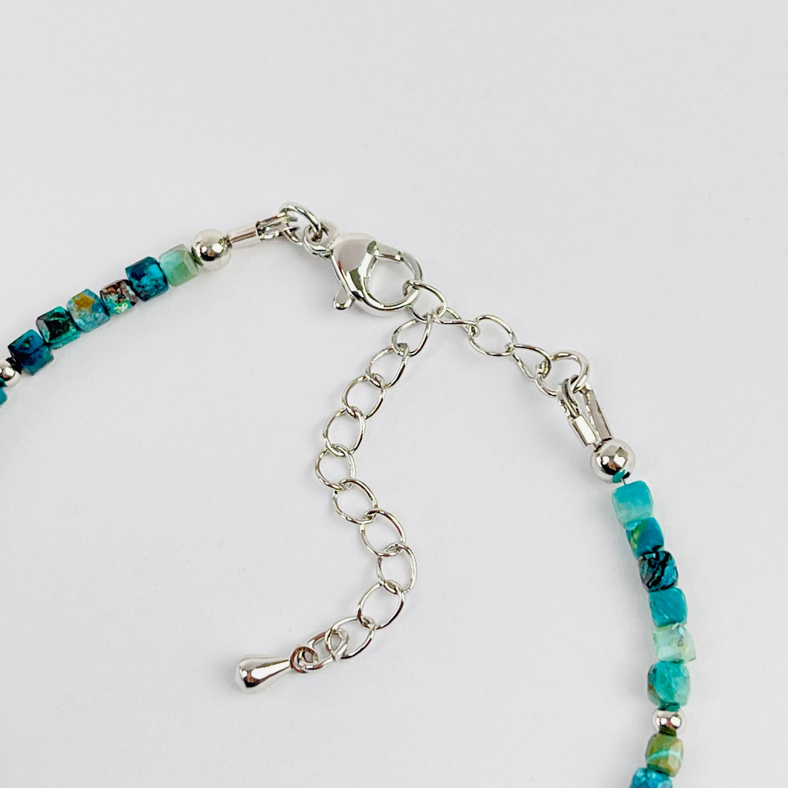 Браслет из Хризоколлы - изображение товара №5 Браслет из Хризоколлы - изображение товара №4