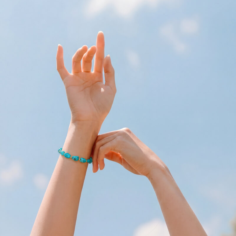 Браслет из бирюзы