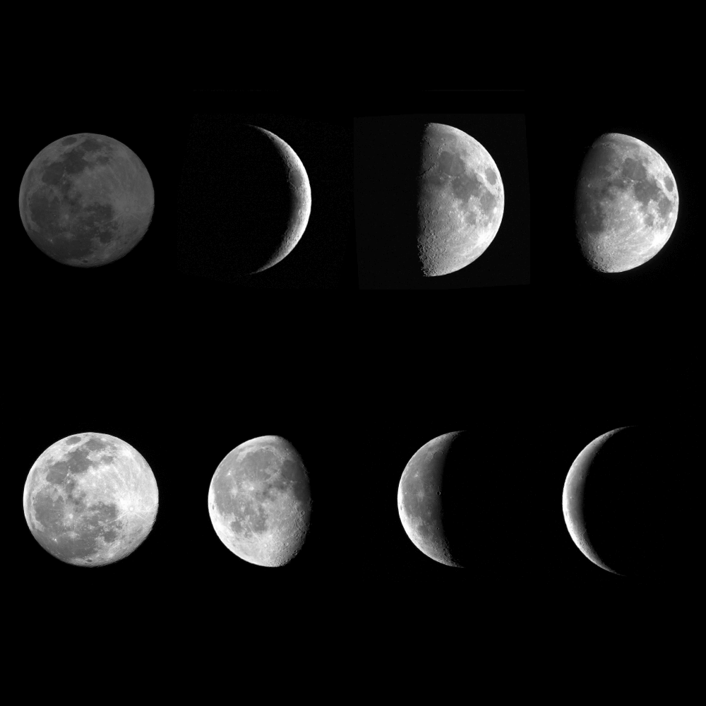 Фаза луны 4 апреля 2024. 4 Фазы Луны. 28 Фаз Луны. Фазы Луны картинки.