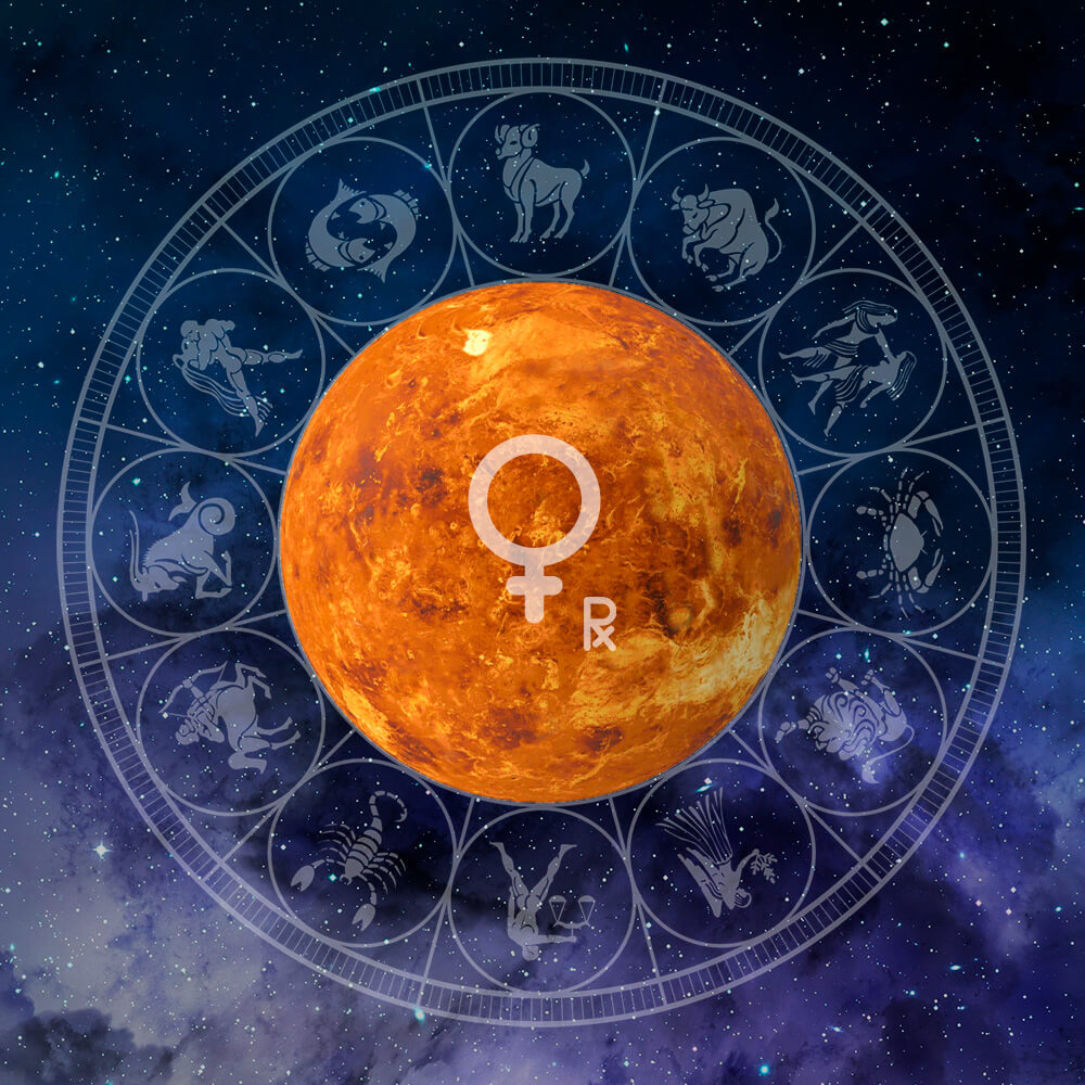 Ретроградная Венера для знаков зодиака