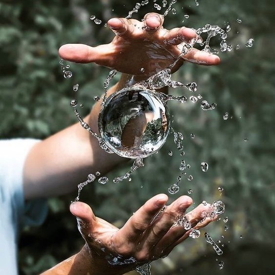 техника стакан воды