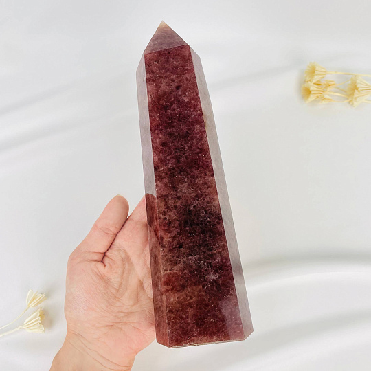 Кристалл из Клубничного кварца, Артикул: 117071 - изображение товара №2