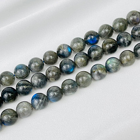 Бусины для украшений из Лабрадора (38 бусин), Артикул: 070547 - изображение товара №1