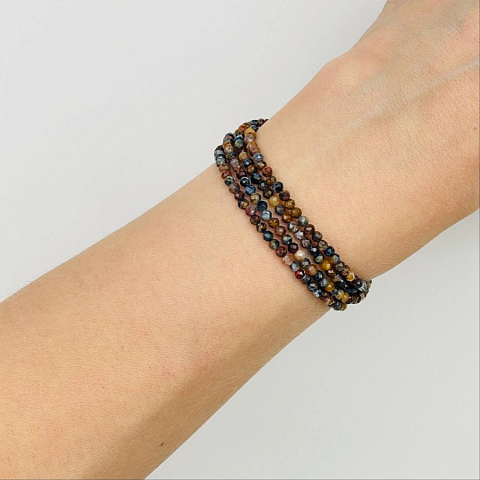 Украшение- трансформер (колье/браслет) из Петерсита, Артикул: 115598 - изображение товара №1